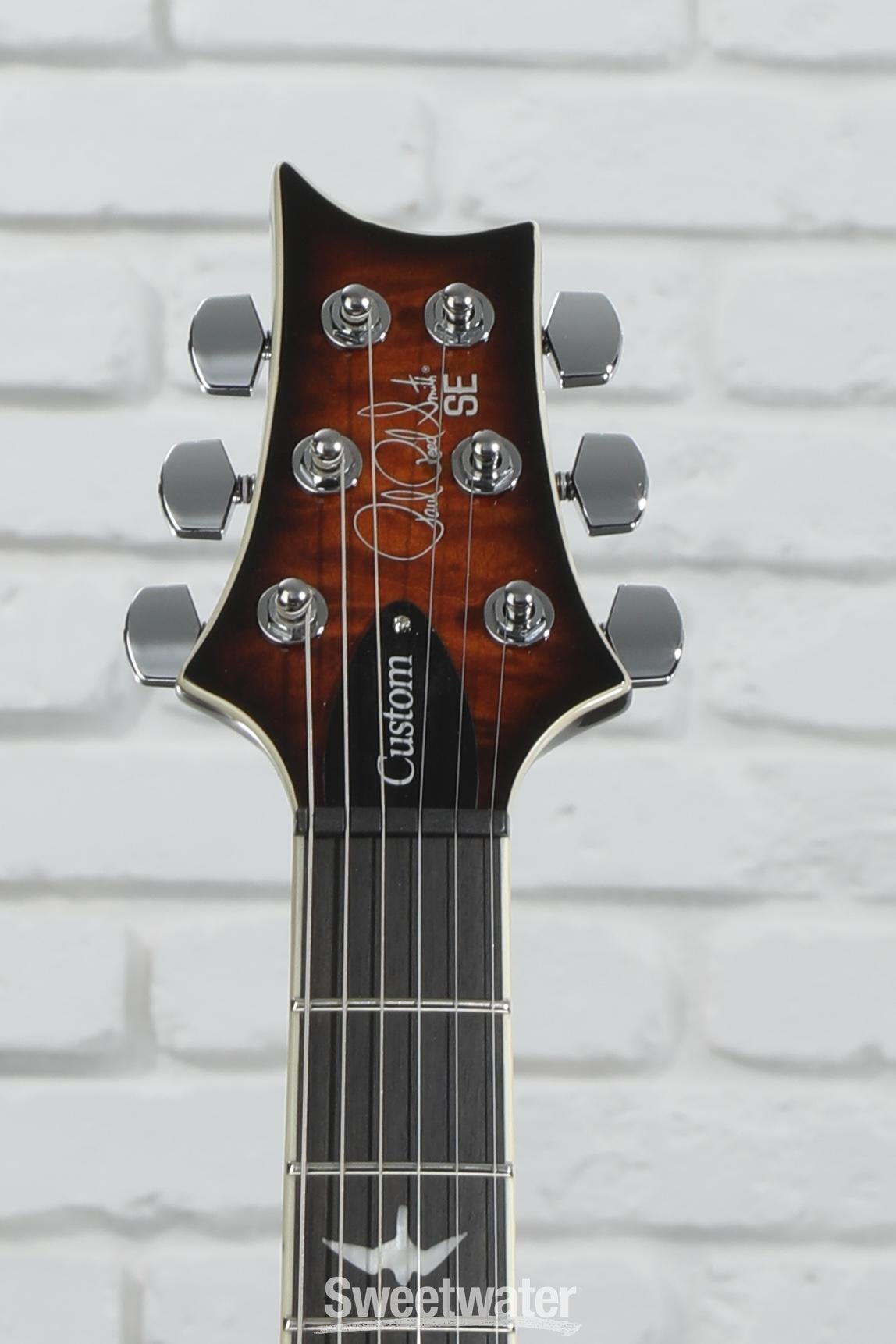 PRS SE Custom 24 Electric Guitar - Quilted Black Gold PRS SE Custom 24 Electric Guitar - Quilted Black Gold