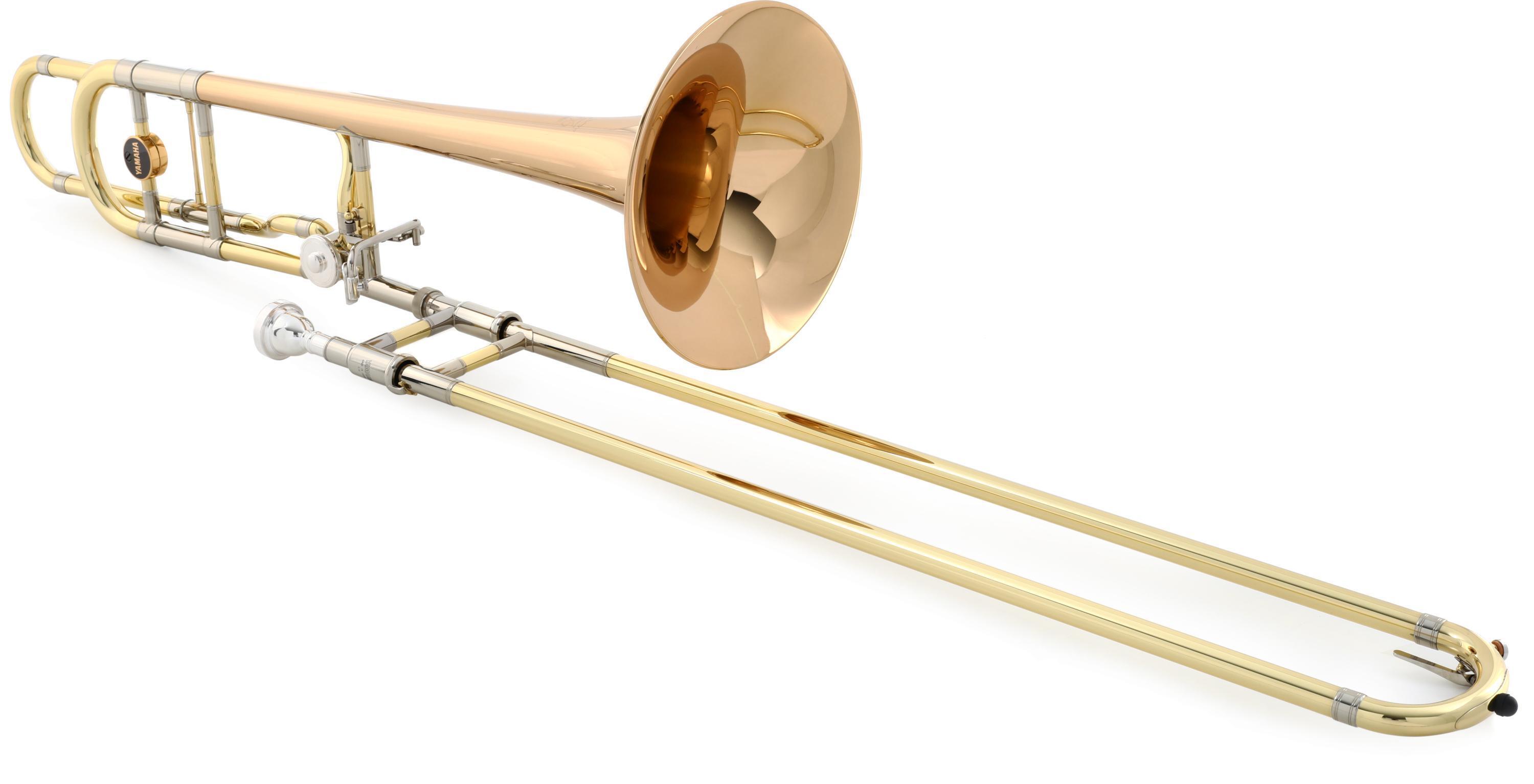 Tenor trombone with on sale f attachment