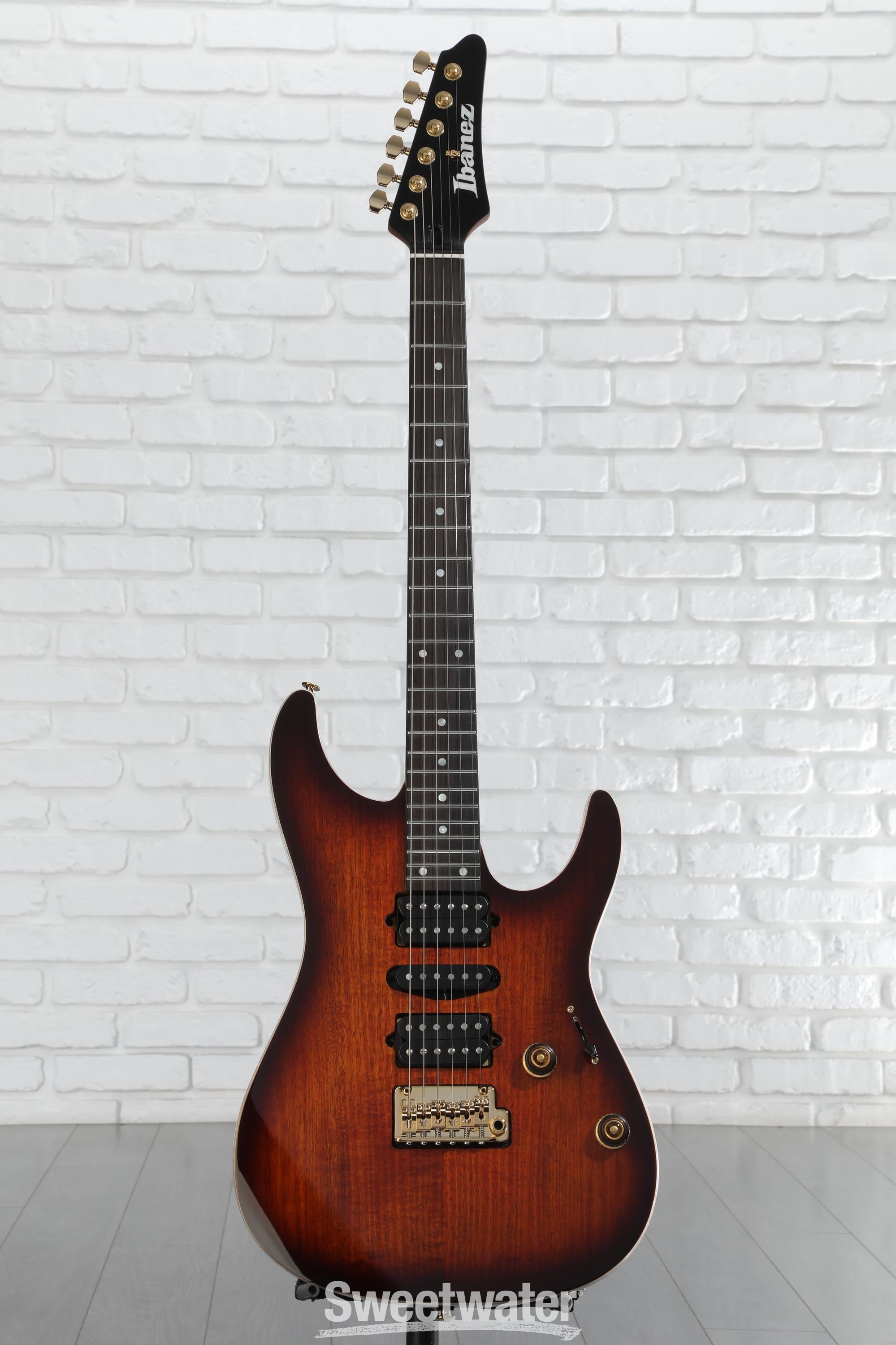 ギター Ibanez premium Ibanez Premium AZ47P1QM Electric Guitar - Dragon Eye Burst