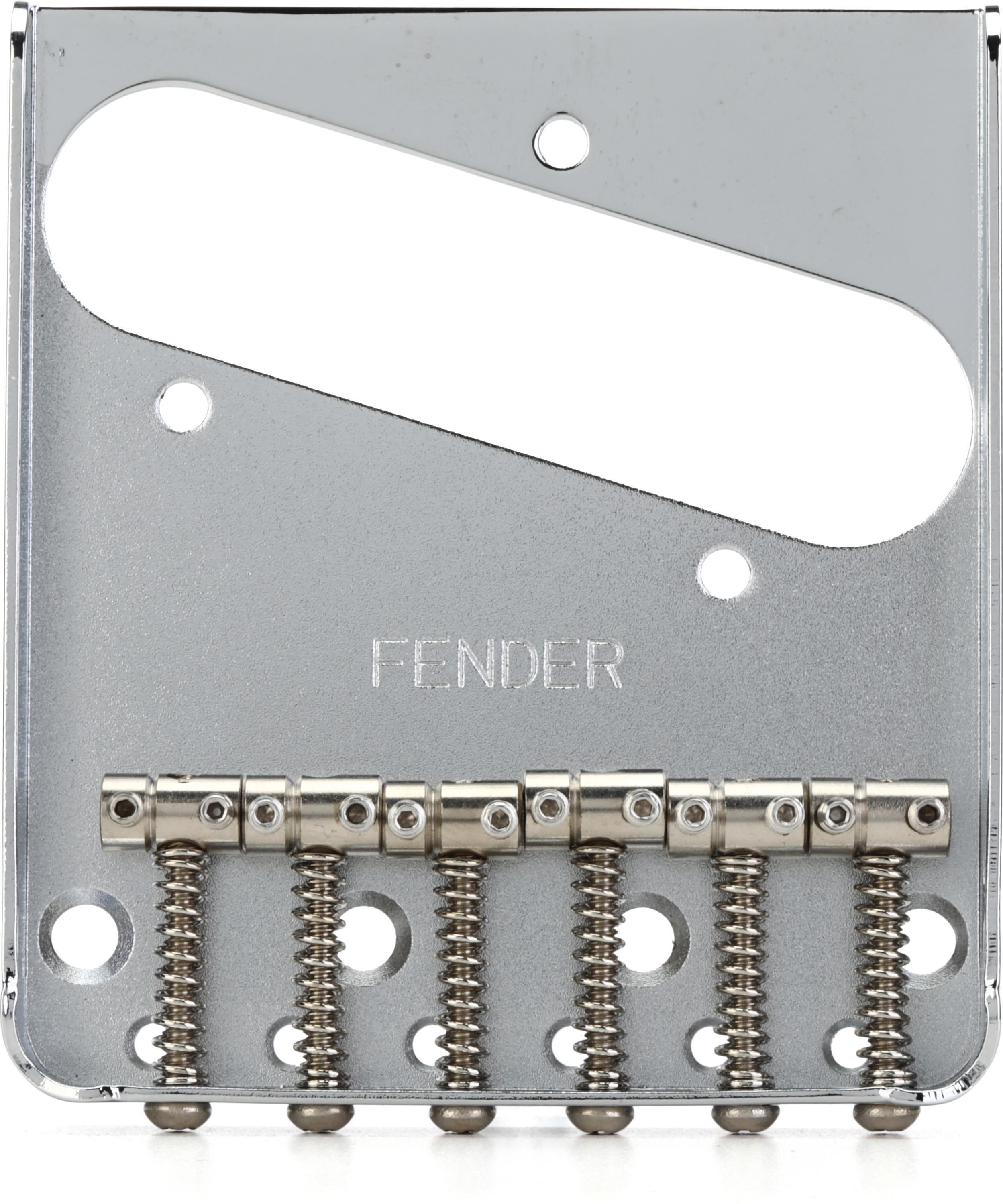 Fender 6-saddle Vintage-style Telecaster Bridge Assembly - Chrome