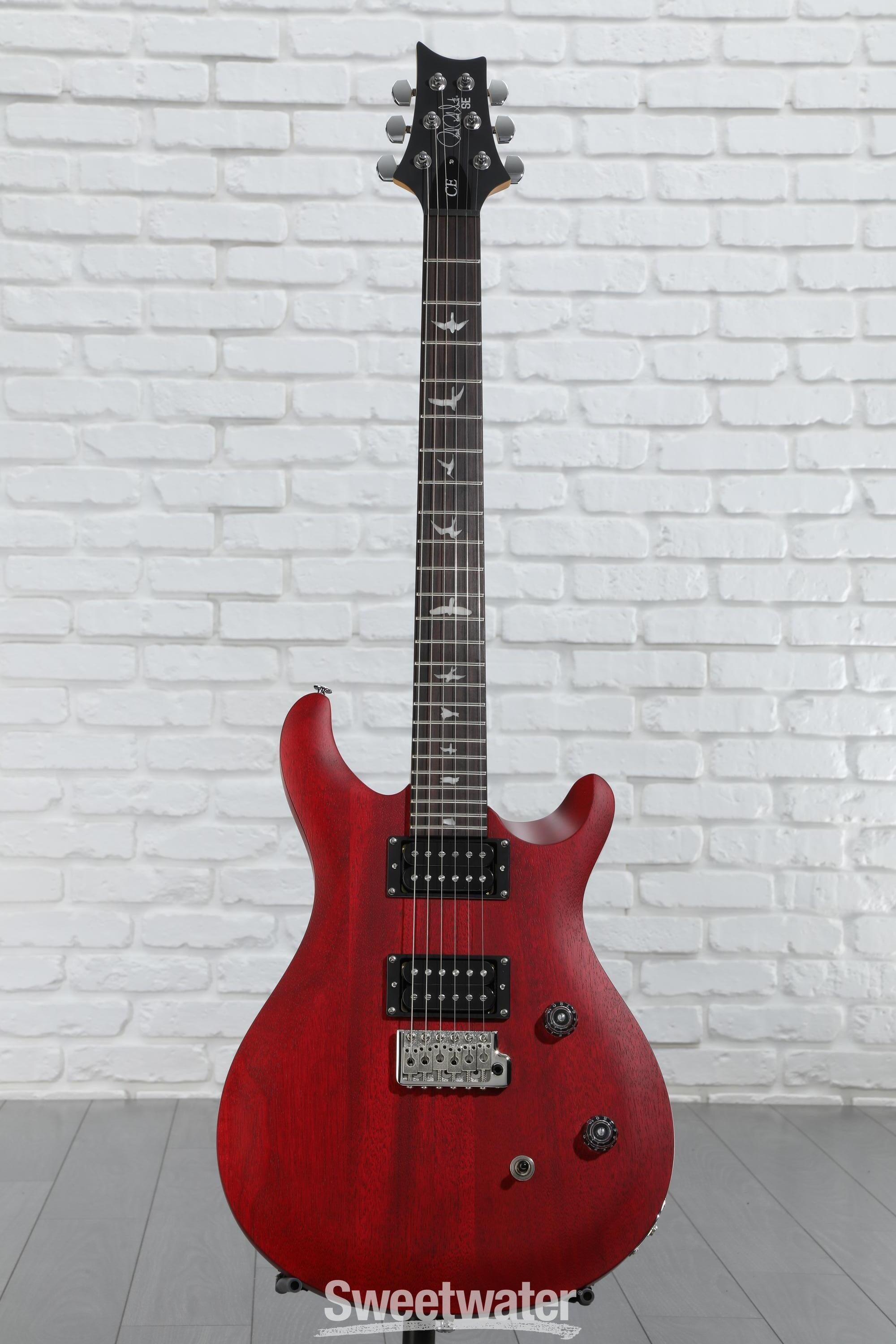 ギター PRS SE Standard24 red PRS SE CE 24 Standard Satin Electric Guitar - Vintage Cherry