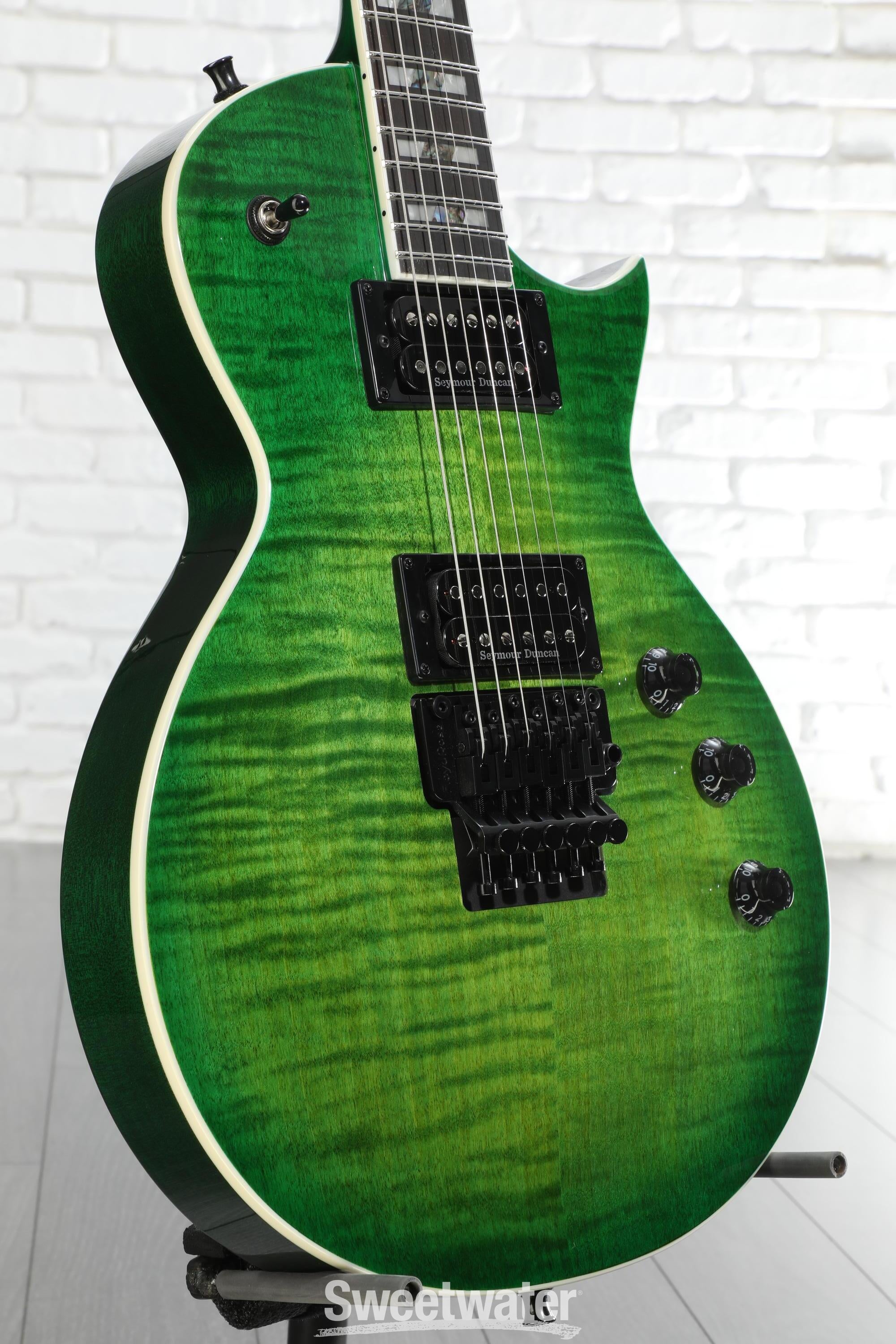 ESP LTD Alex Skolnick AS-1 Signature Electric Guitar - Lime Burst