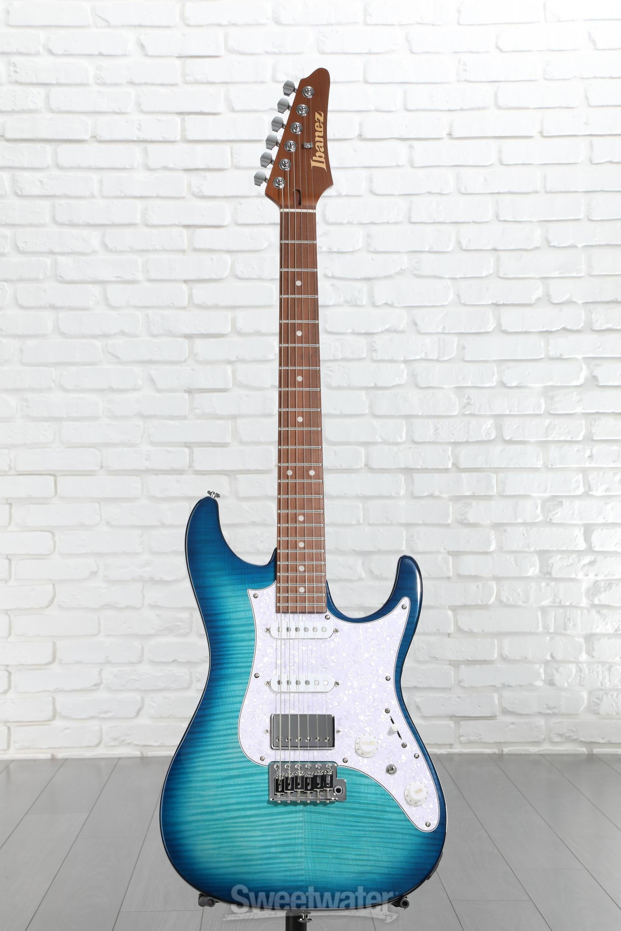 Ibanez Standard AZ22S1F Electric Guitar - Transparent Turquoise