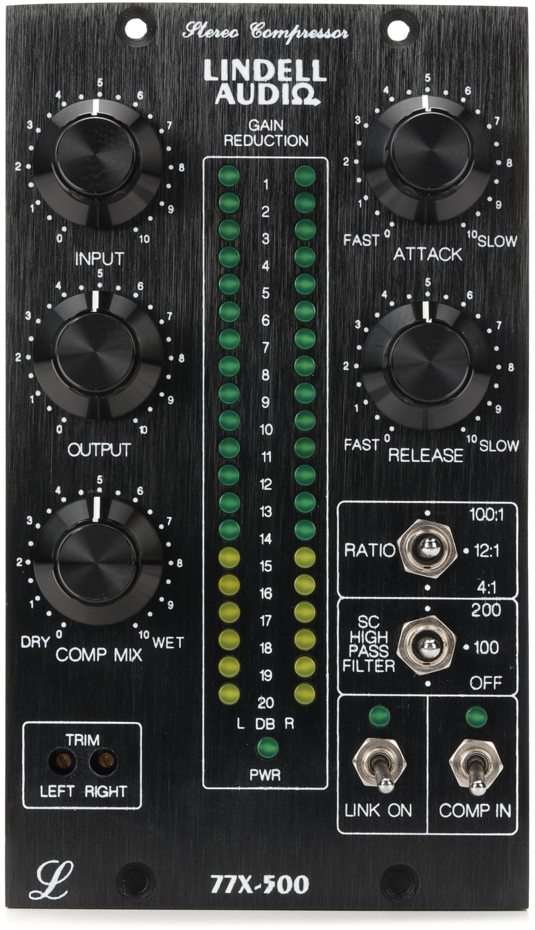 Lindell Audio 510 Power MKII 10-slot 500 Series Chassis