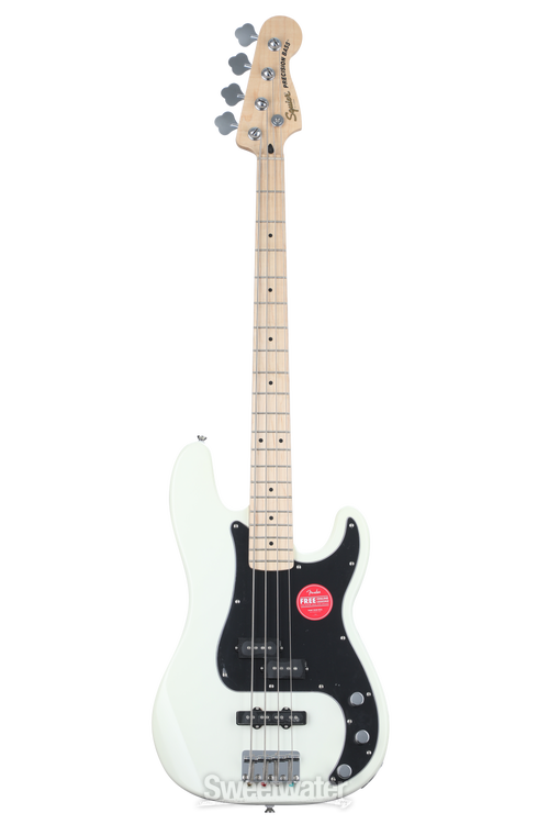 Squier Affinity Series Precision Bass - Olympic White with Maple 