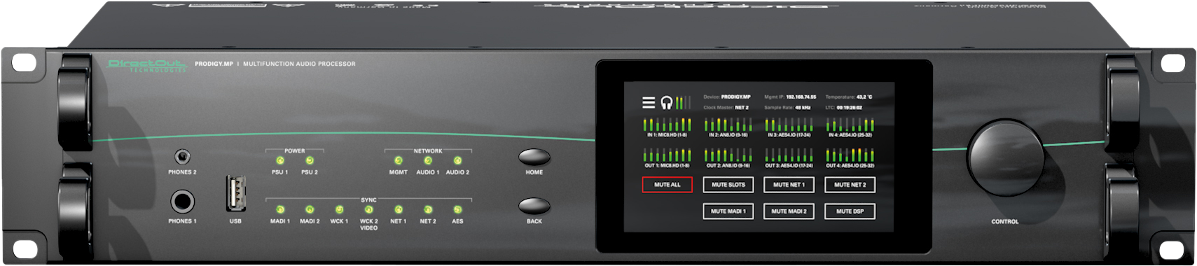 Bundled Item: DirectOut PRODIGY.MP Multifunction Audio Processor - Essential License Bundle