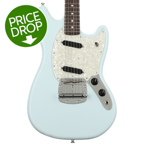 Fender American Performer Mustang - Satin Sonic Blue with Fender American Performer Mustang - Satin Sonic Blue with