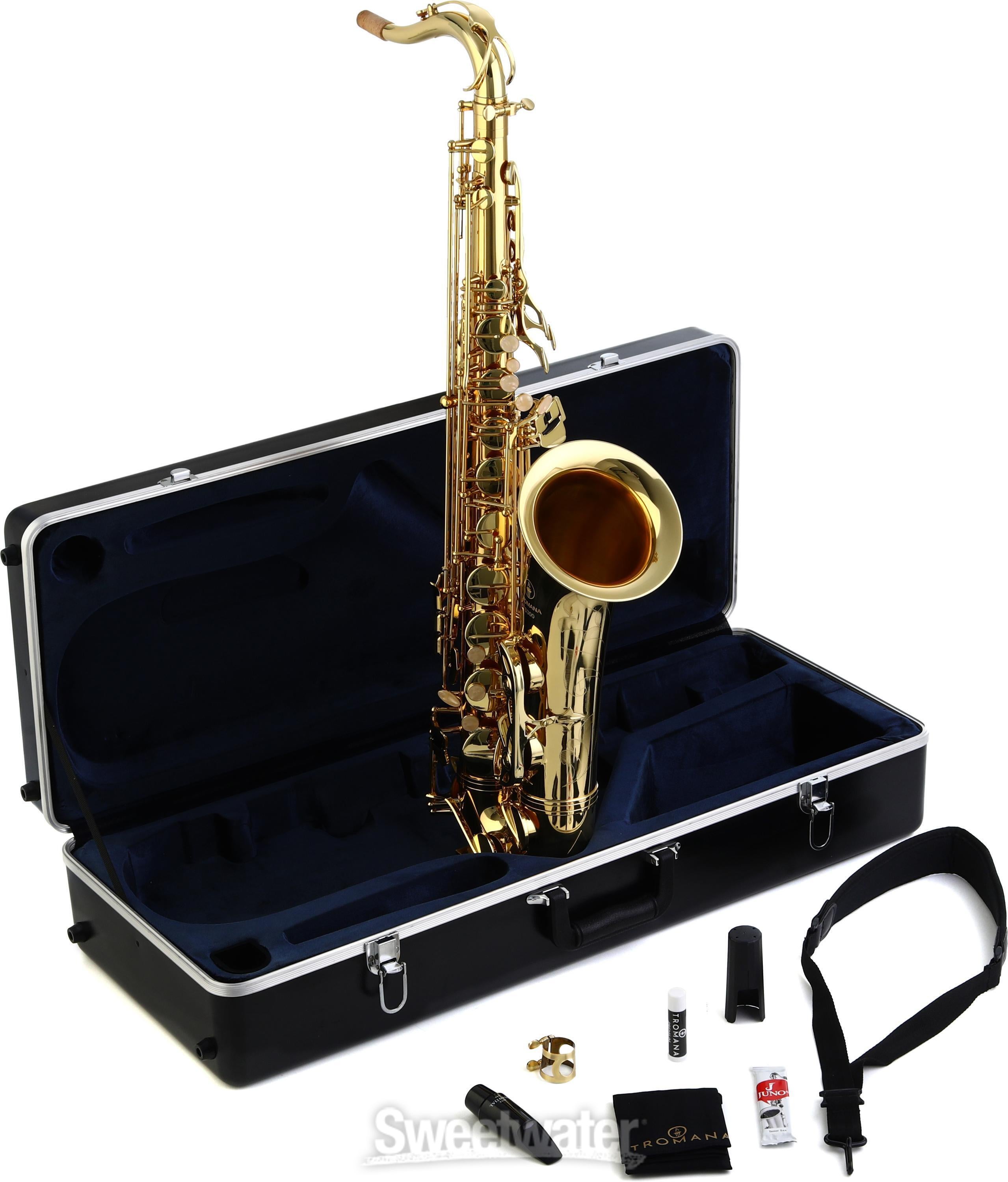 Tromana TS300 Student Tenor Saxophone - Clear Lacquer | Sweetwater