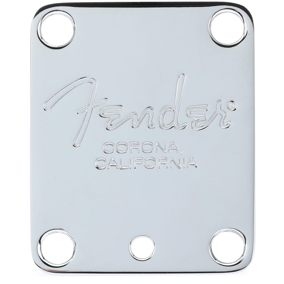 Fender Neck Plate Corona California W/ 4 Screws Mint In Package - Foto 4