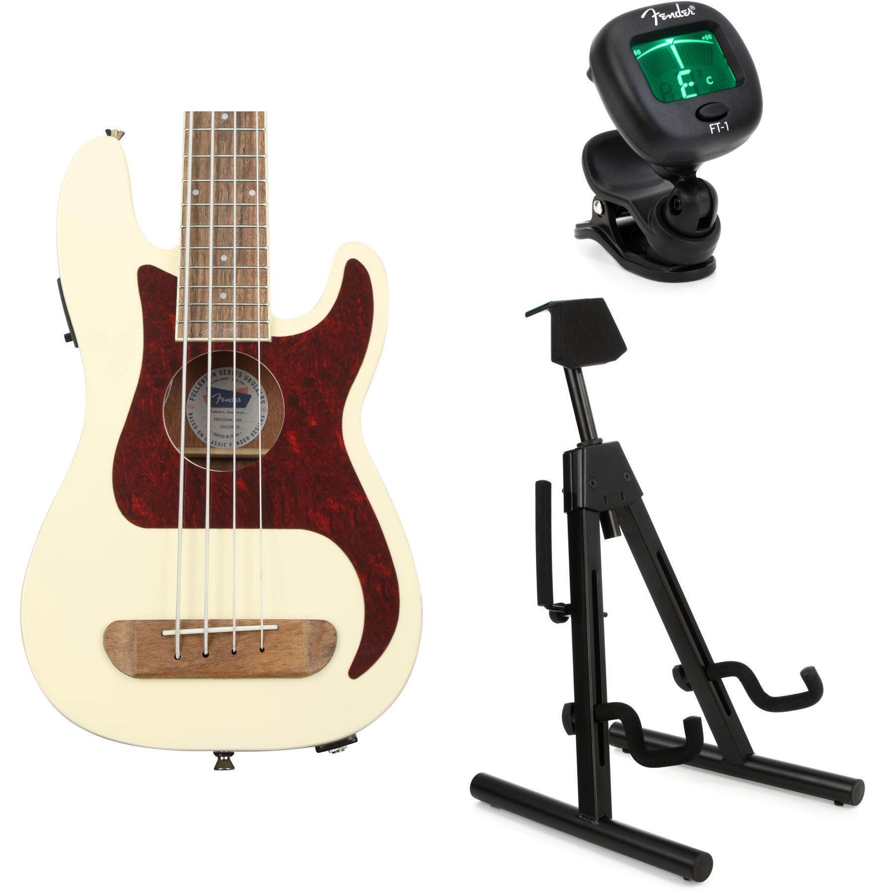 Fender フェンダーFullerton Precision Bass Uke Fender Fullerton Precision Bass Uke - 3-Color Sunburst | Sweetwater