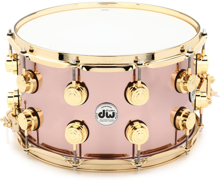 DW DW Collector's Series Snare Drum - 8 inches x 14 inches, Rose Copper