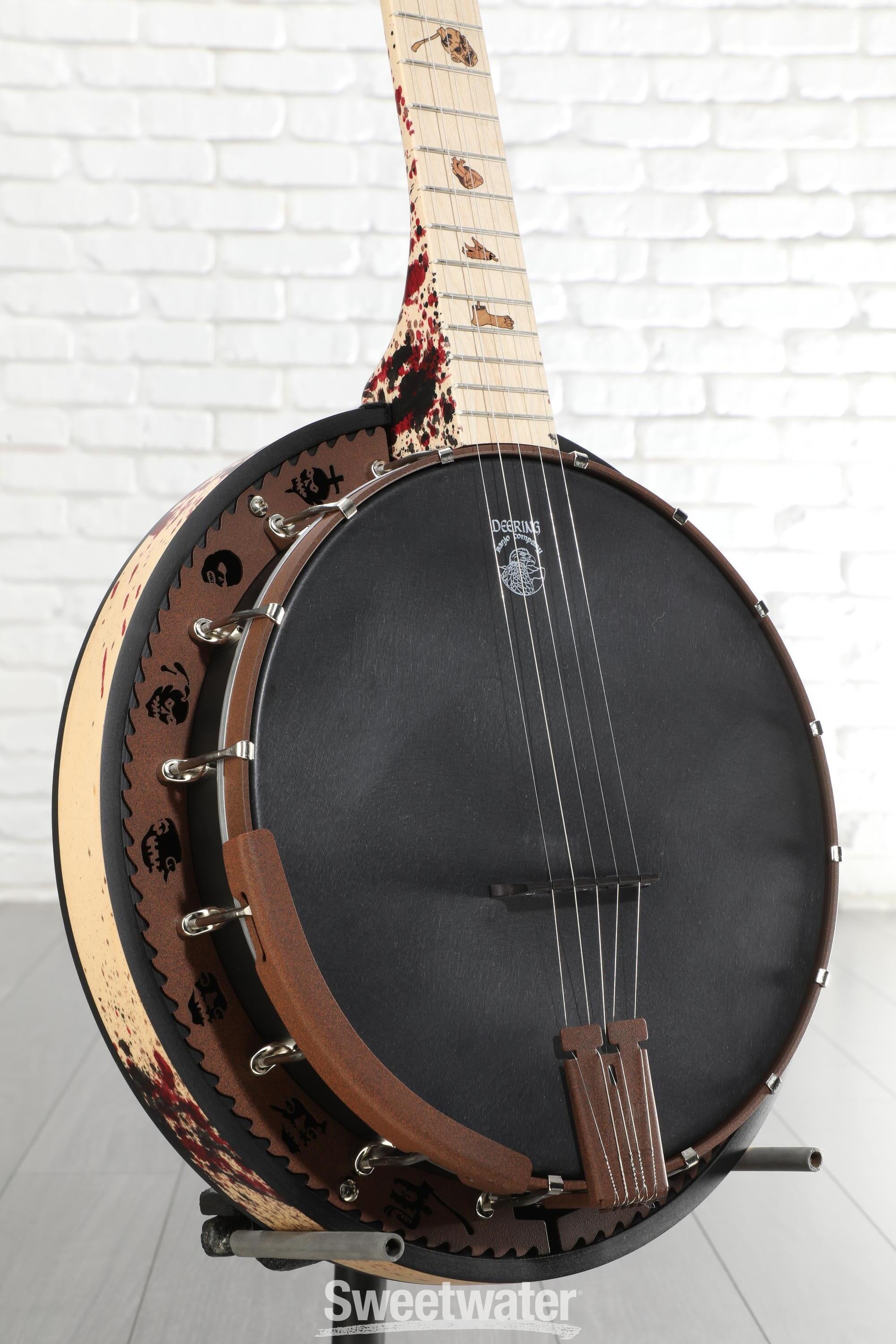 Deering Goodtime Zombie Killer III 5-string Banjo - Blood