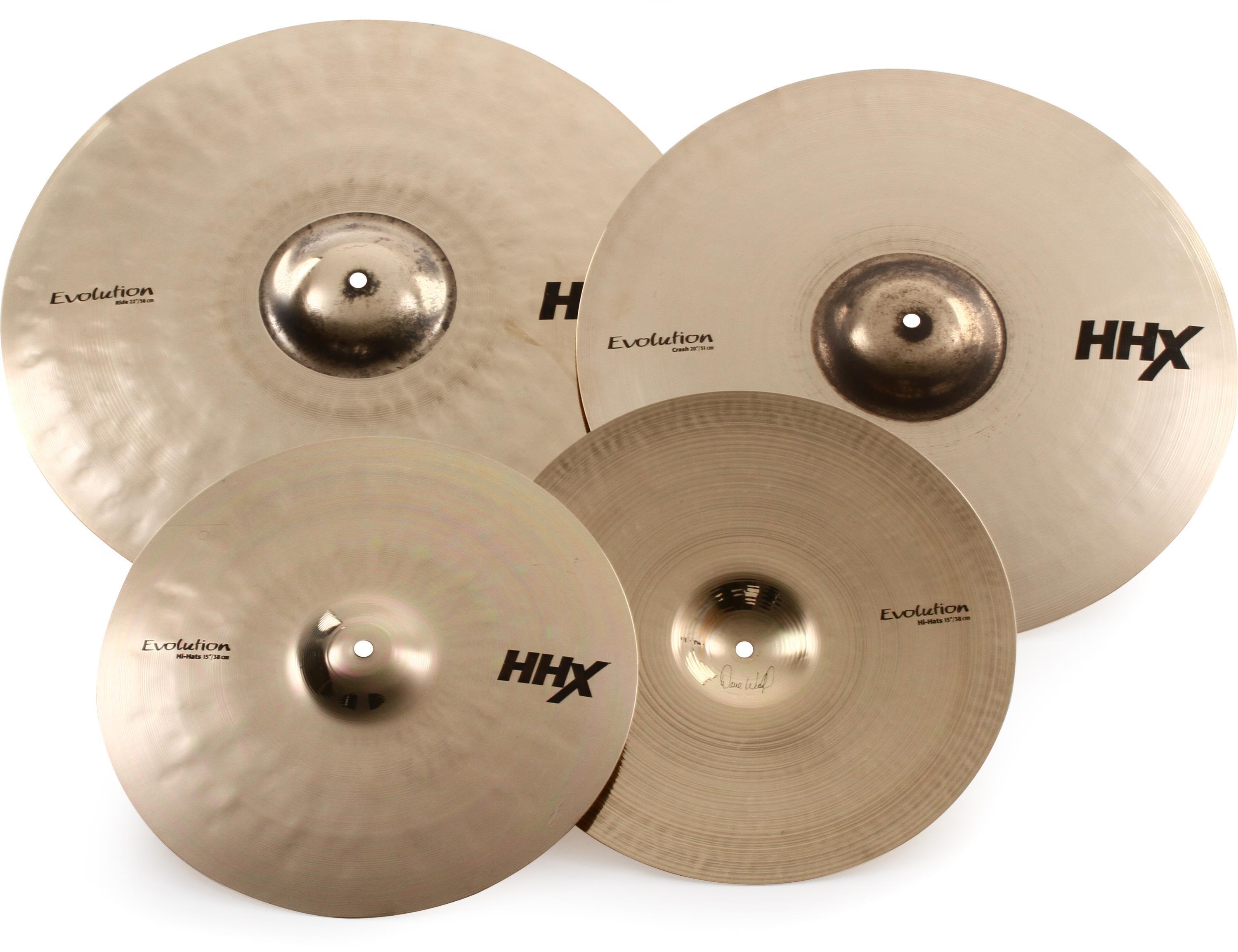 Sabian HHX Evolution Cymbal Set - 15/20/22 inch | Sweetwater
