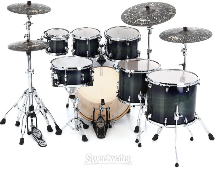 Tama Superstar Classic CL72S 7-piece Shell Pack with Snare Drum - Dark Indigo Burst