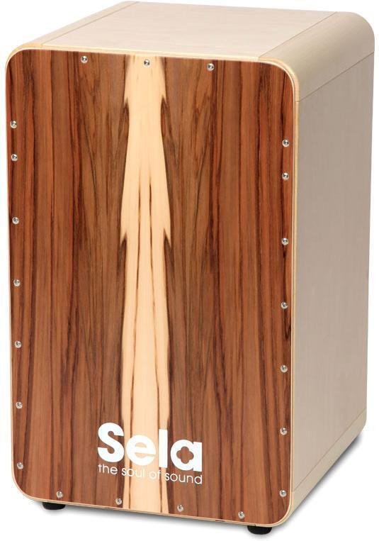SERA カホン Casela Sela CaSela Snare Cajon - Satin Nut | Sweetwater