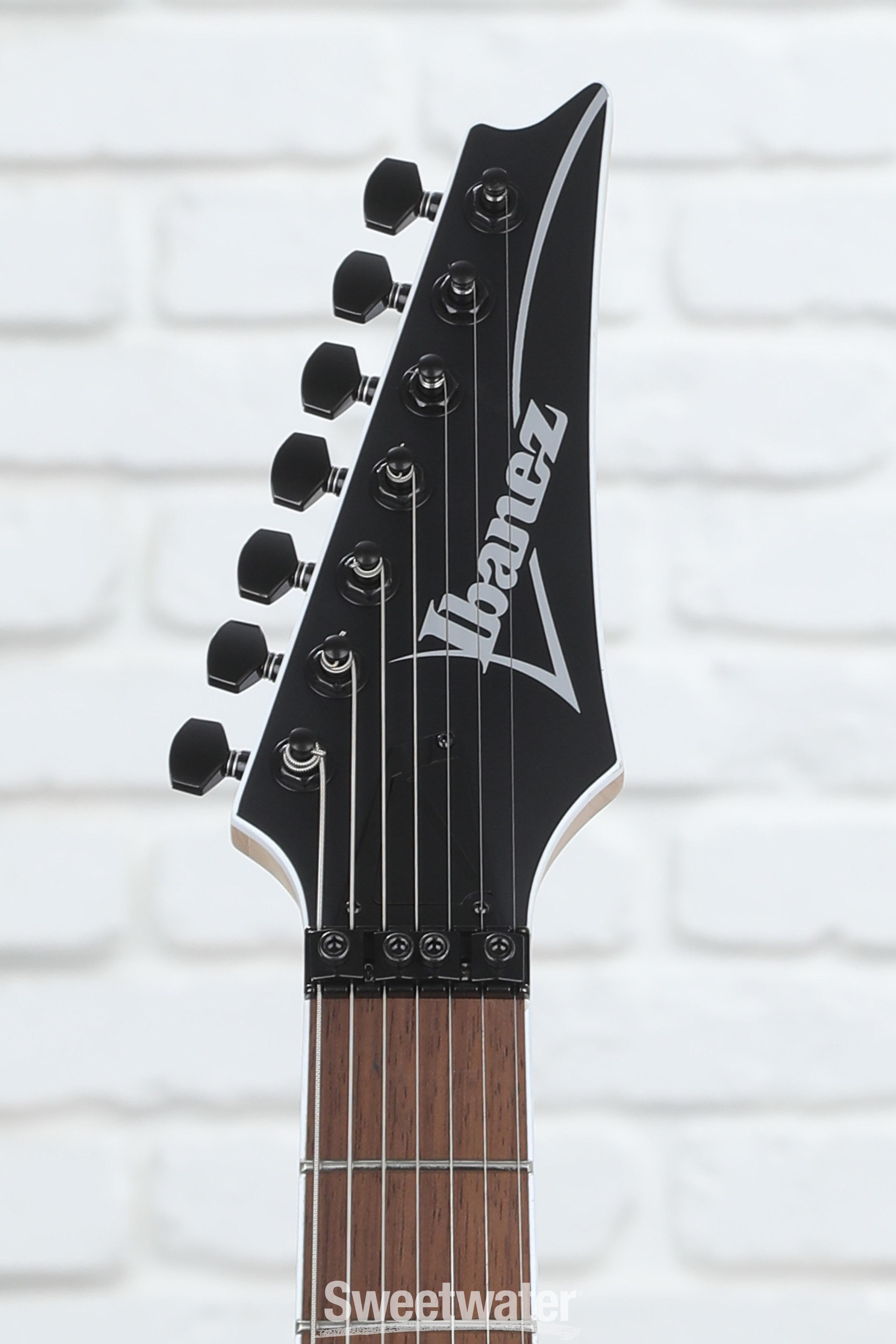 Ibanez RG7320EX 7-string Electric Guitar - Black Flat | Sweetwater