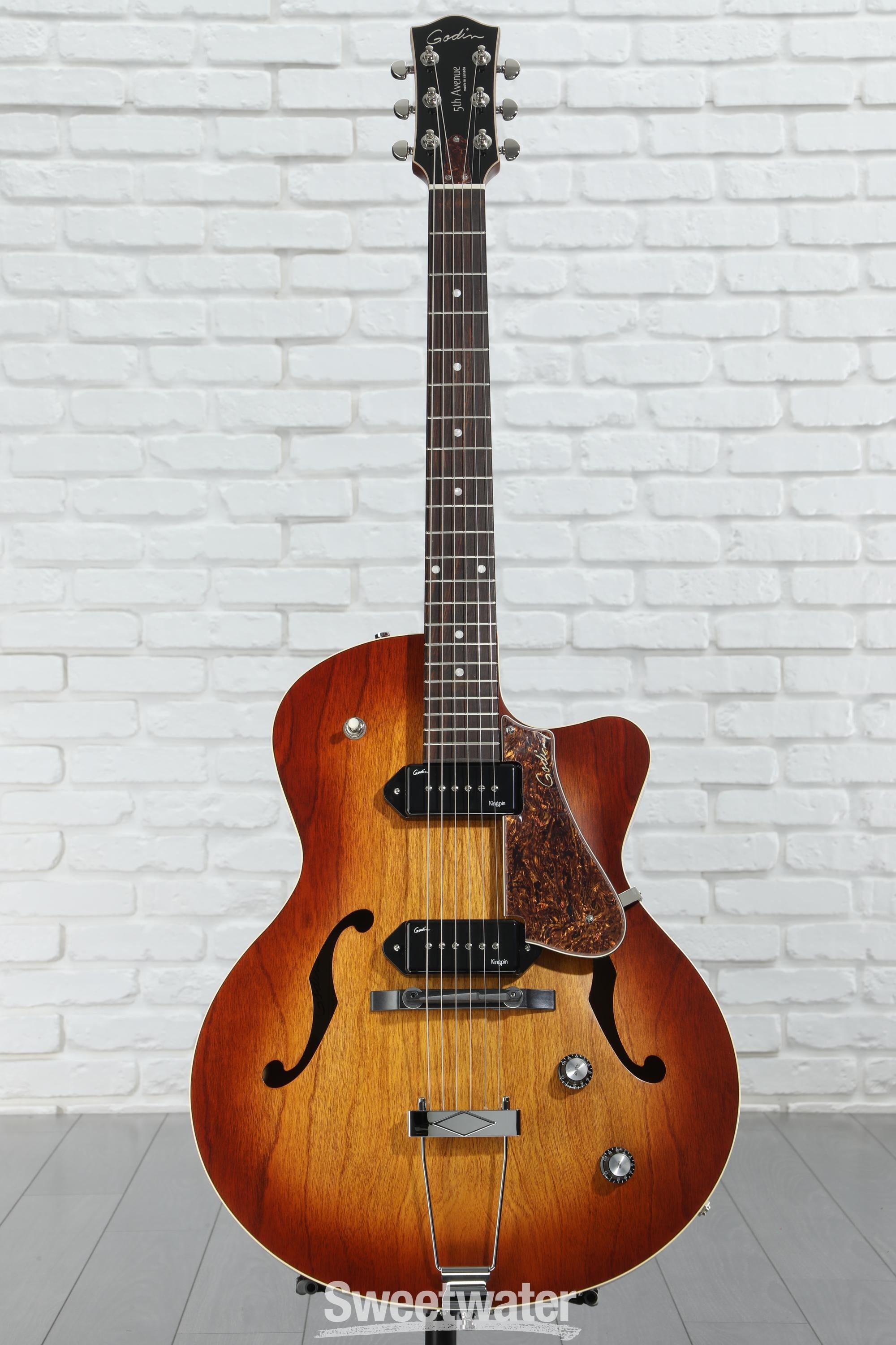 Godin 5th Avenue CW Kingpin II P90 Hollowbody Electric
