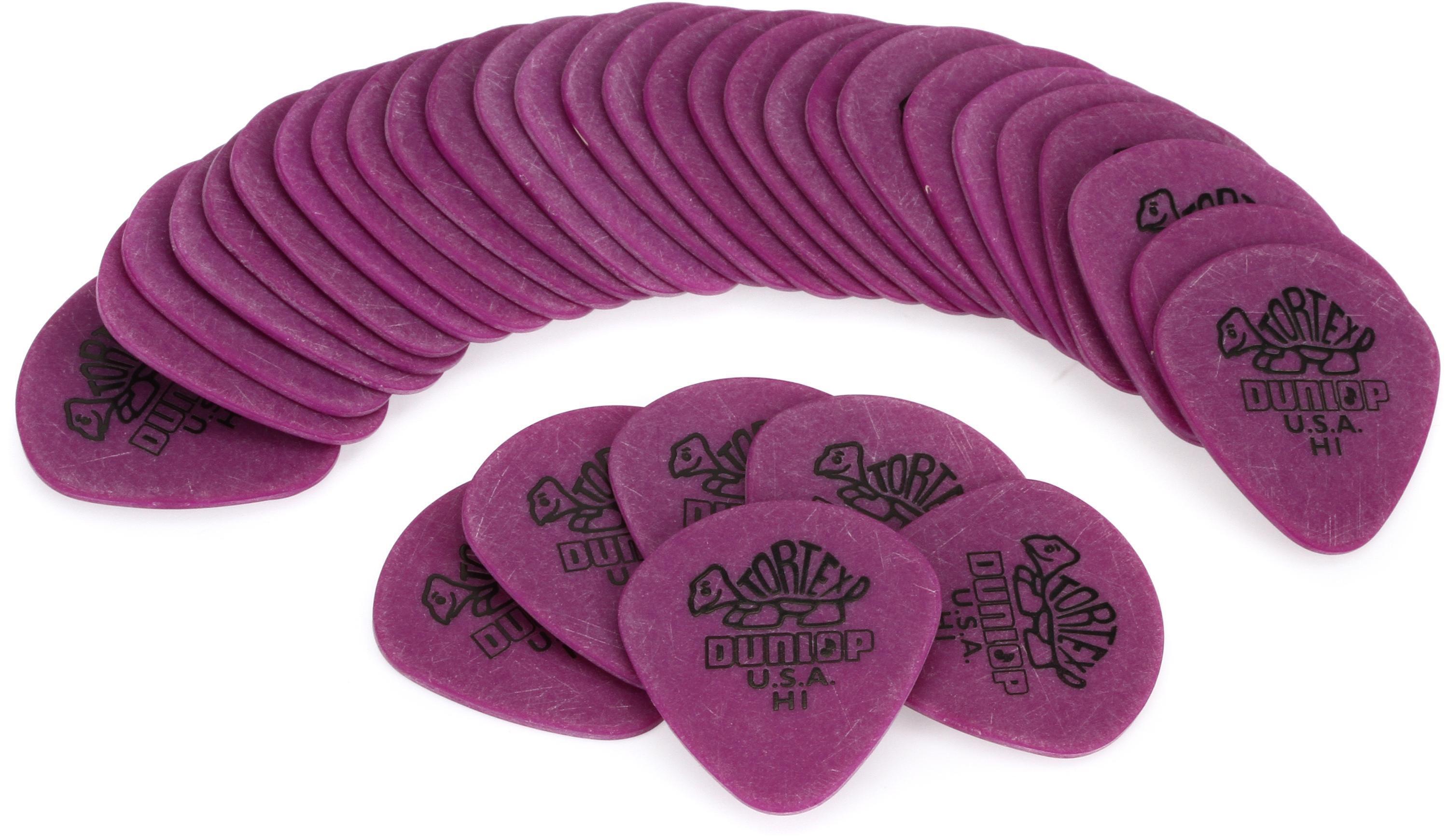 Dunlop Tortex Jazz I Guitar Picks Heavy - 1.14mm Purple (36