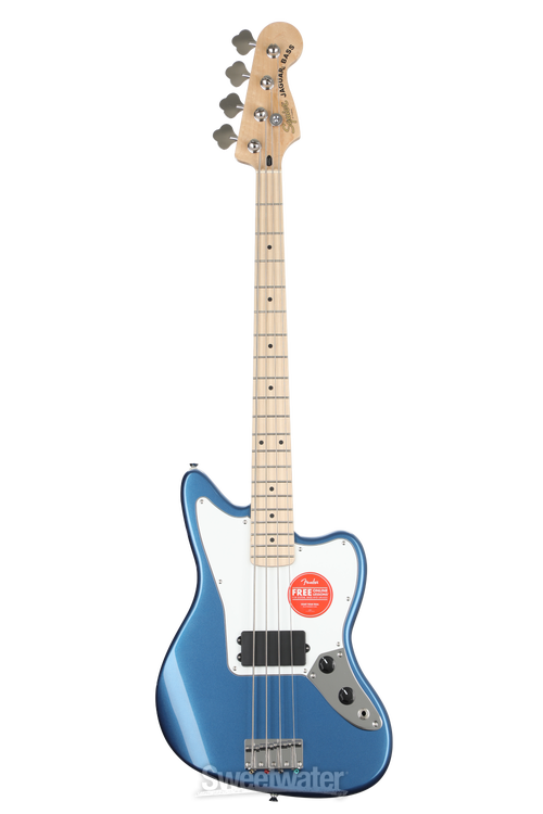 Squier Affinity Series Jaguar Bass H - Lake Placid Blue with Squier Affinity Series Jaguar Bass H - Lake Placid Blue with