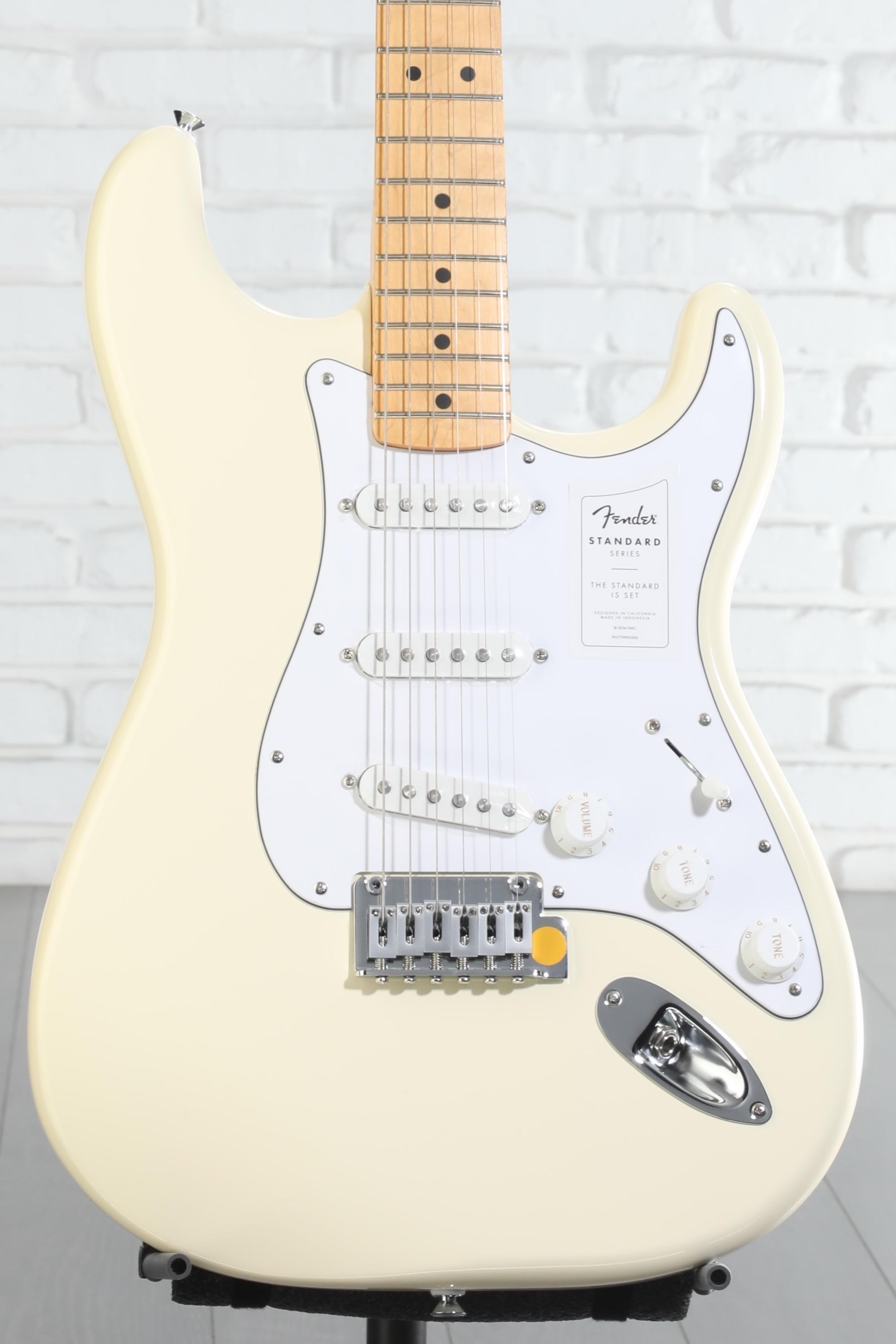 Fender Standard Stratocaster Electric Guitar - Olympic White