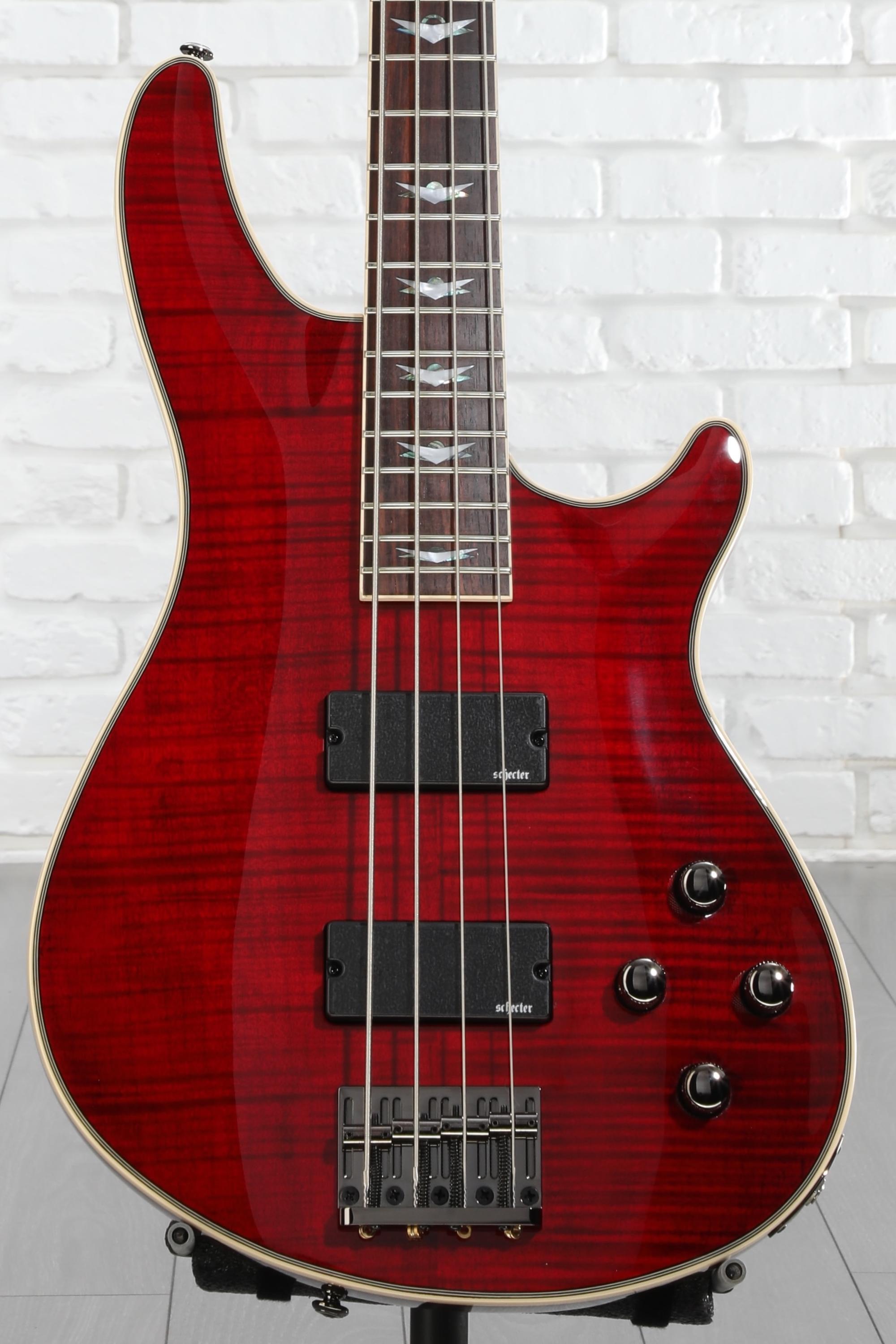 Schecter Omen Extreme-4 Bass Guitar - Black Cherry | Sweetwater