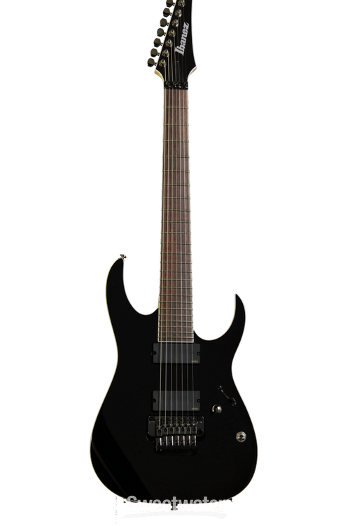 Ibanez RGIR27E - Iron Label, 7-string, Black | Sweetwater Ibanez RGIR27E - Iron Label, 7-string, Black | Sweetwater