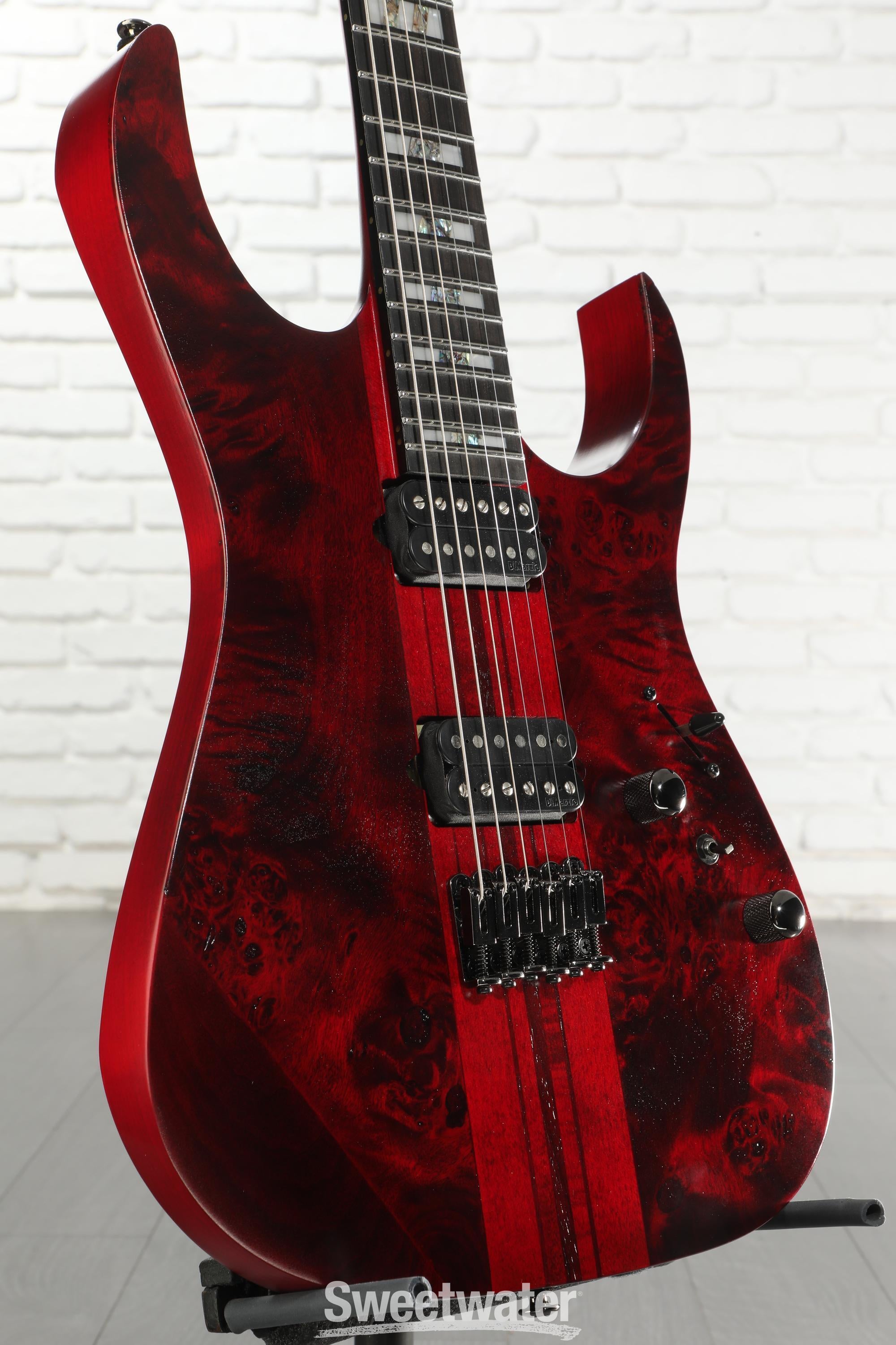 Ibanez Premium RGT1221PB Electric Guitar - Stained Wine Red
