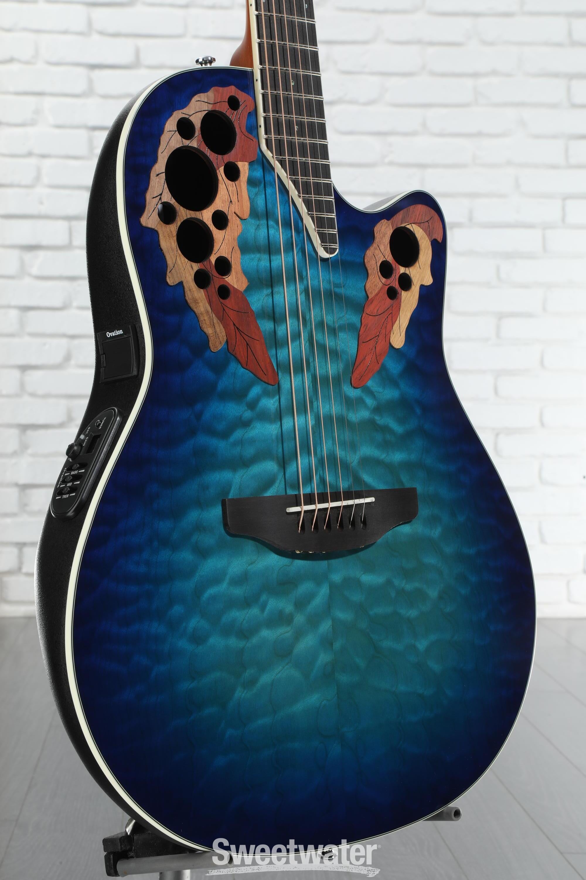 Ovation Celebrity Elite CE48P-RG Super Shallow Acoustic Ovation Celebrity Elite CE48P-RG Super Shallow Acoustic