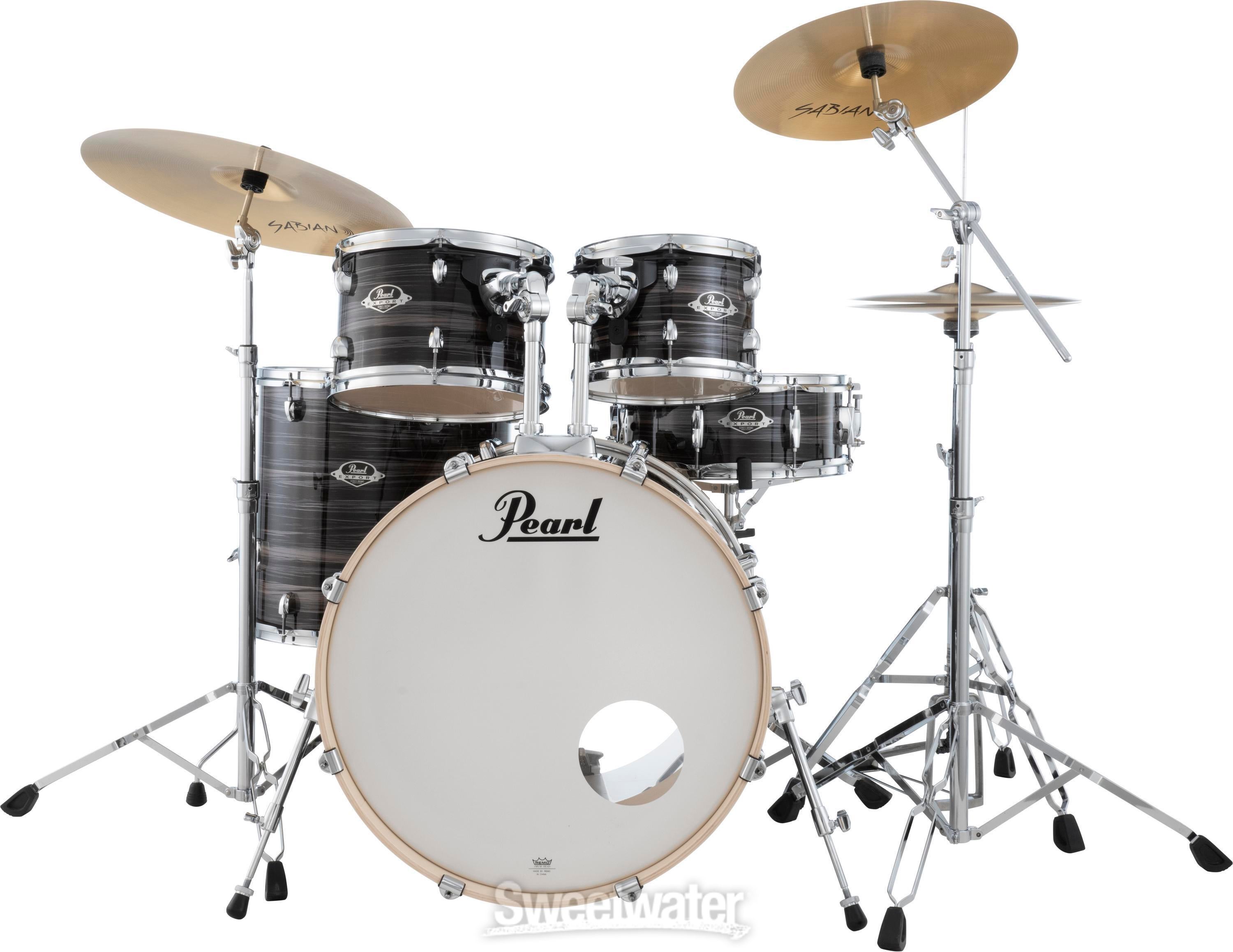 LeSommet様ホワイト Pearl Export 5-piece Drum Set - Metallic Amethyst Twist | Sweetwater