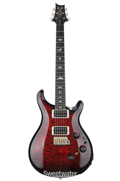 PRS Custom 24 Piezo 10-Top Electric Guitar - Fire Smokeburst