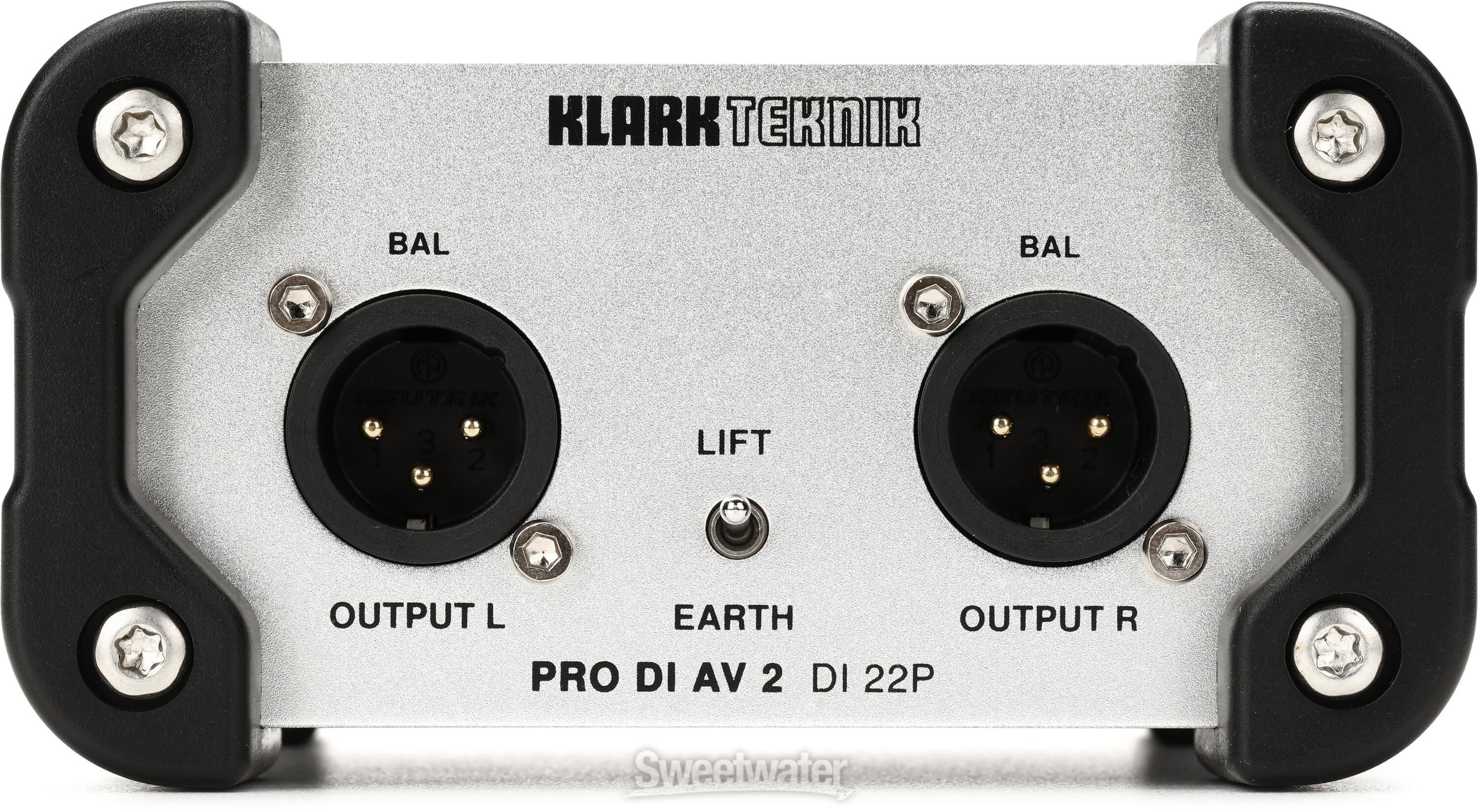 Klark Teknik DI AV 22P 2-channel Passive Direct Box with Midas Transformer