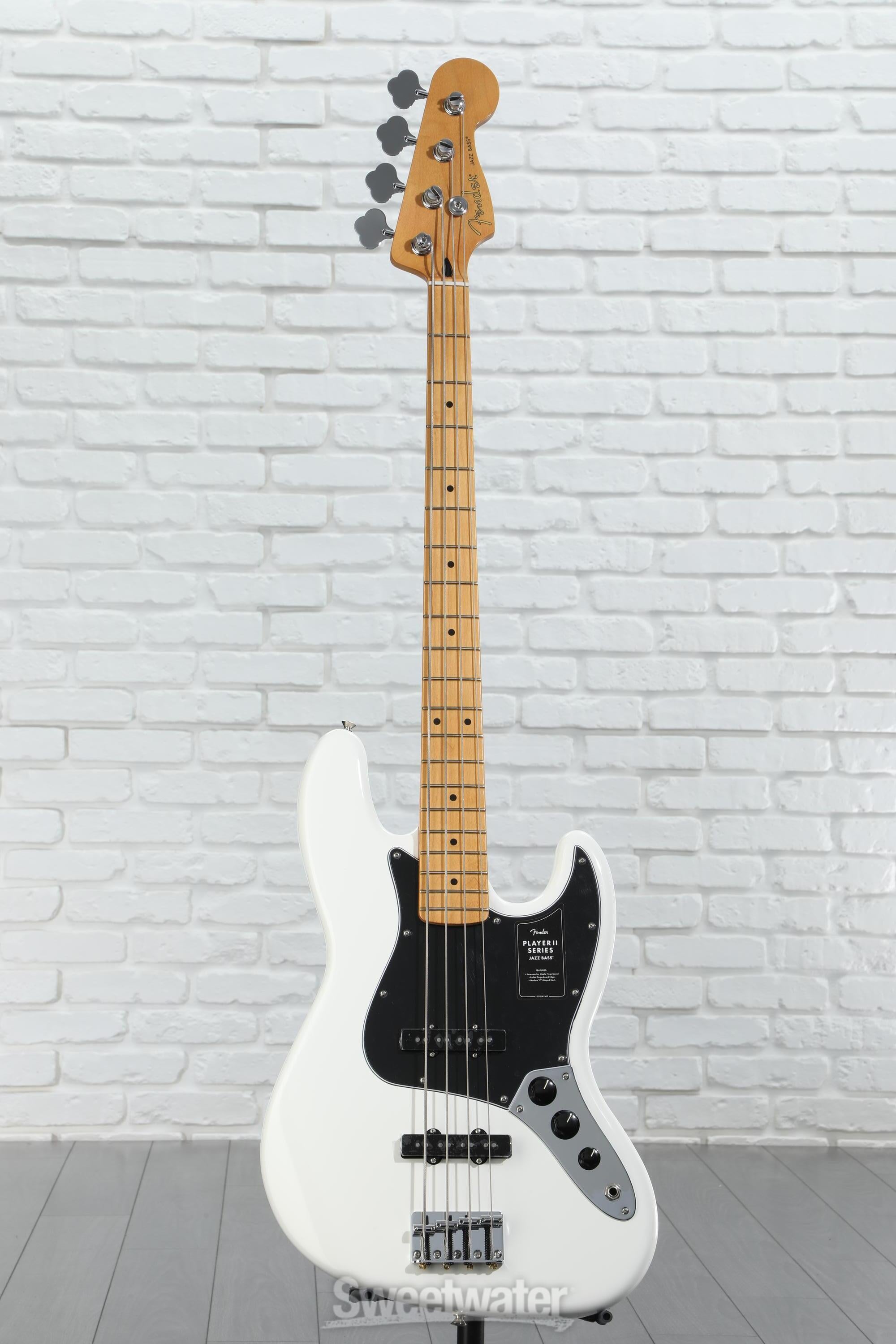 Fender Player II Jazz Bass - Polar White with Maple
