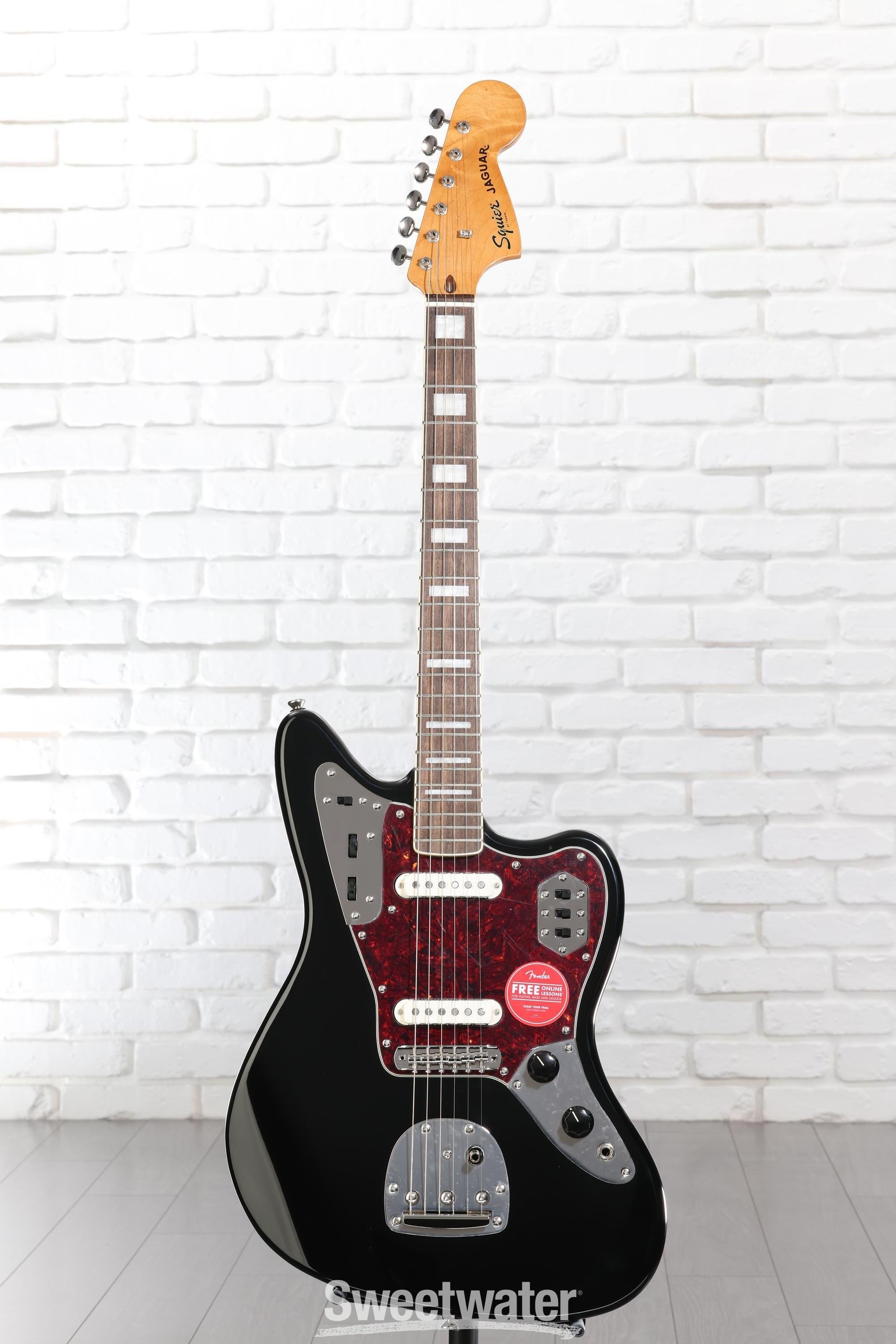 Squier Classic Vibe '70s Jaguar - Black | Sweetwater