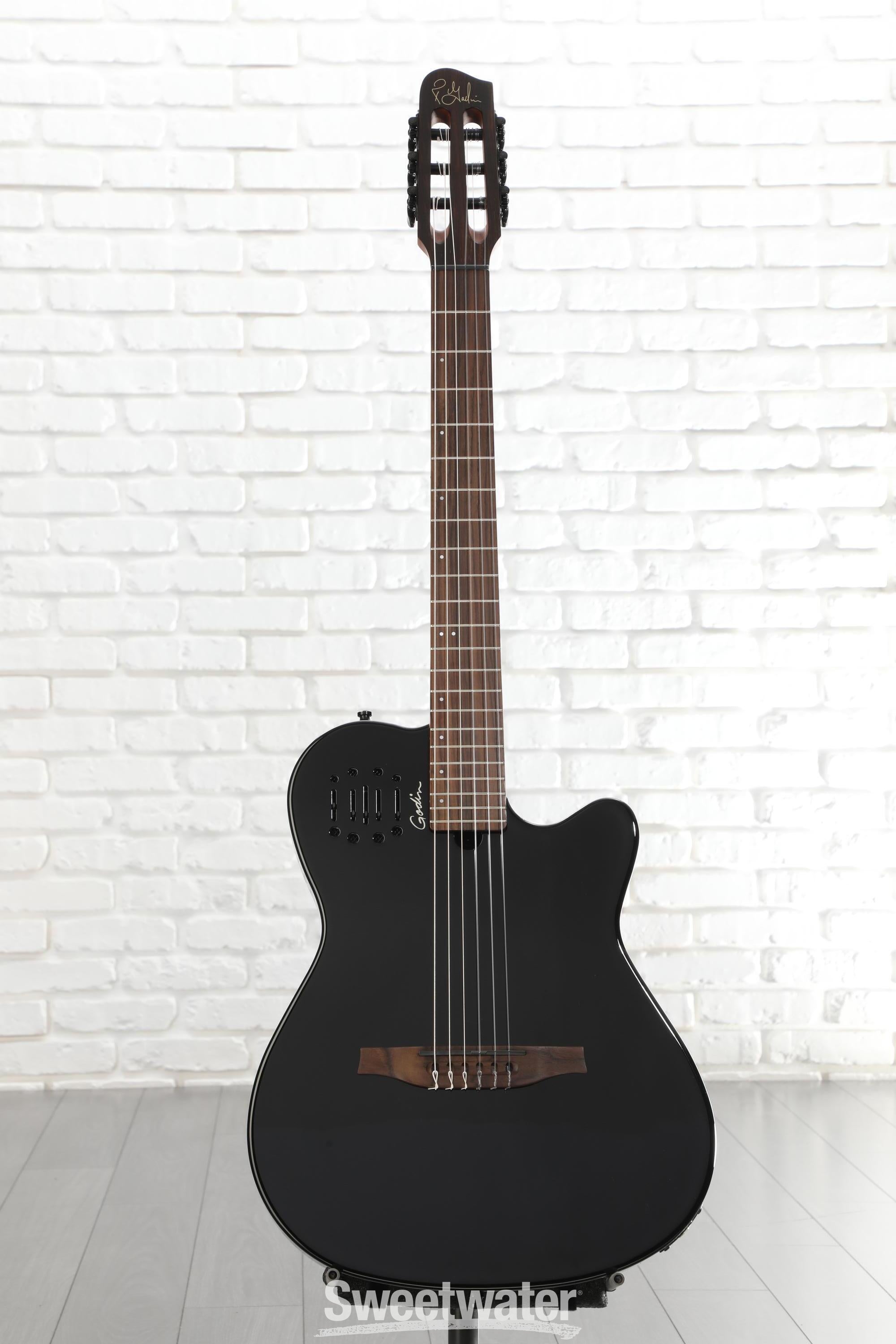 Godin Multiac Mundial Nylon Acoustic-electric Guitar - Onyx Black