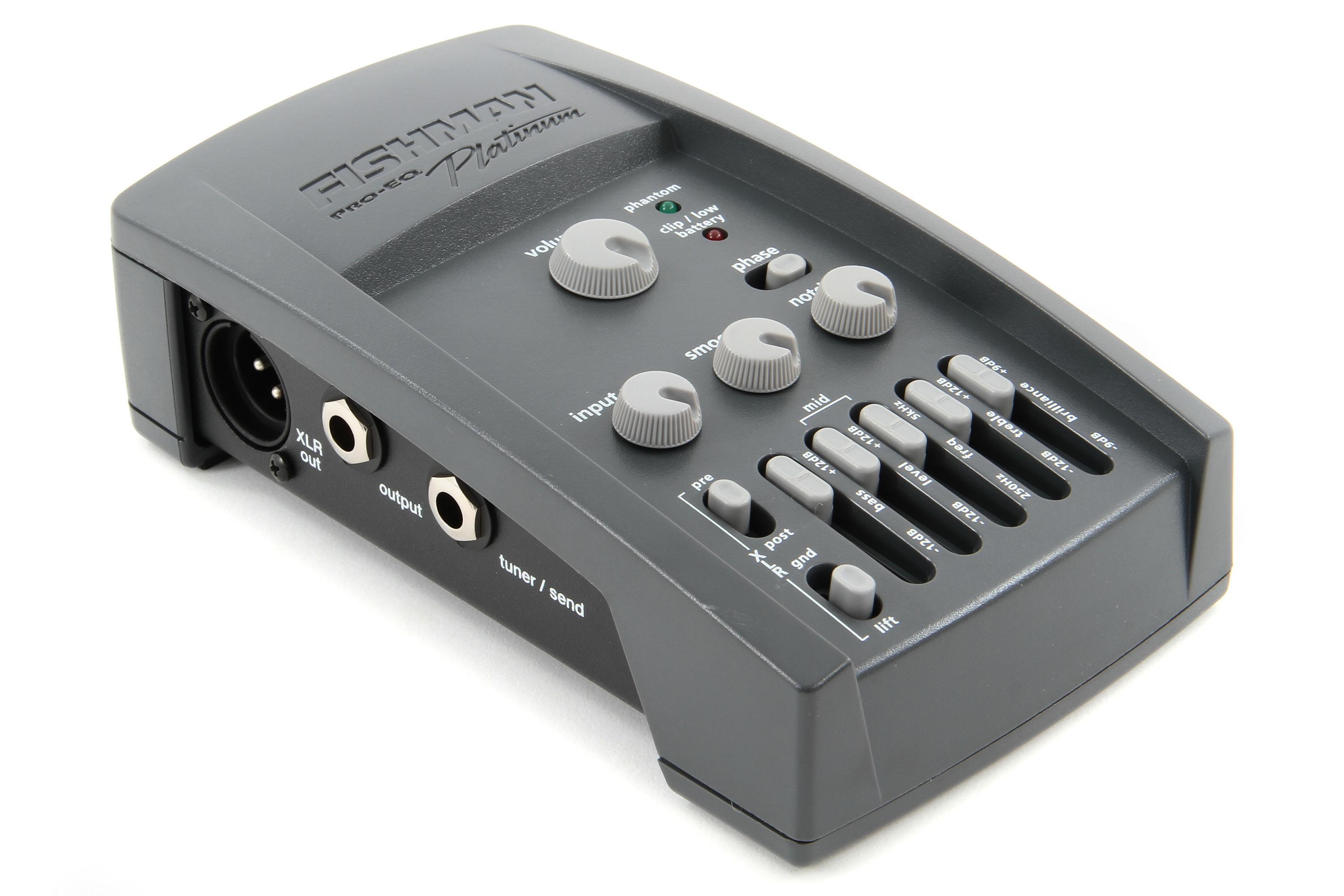 Fishman Pro-EQ Platinum Preamp/EQ/D.I. | Sweetwater