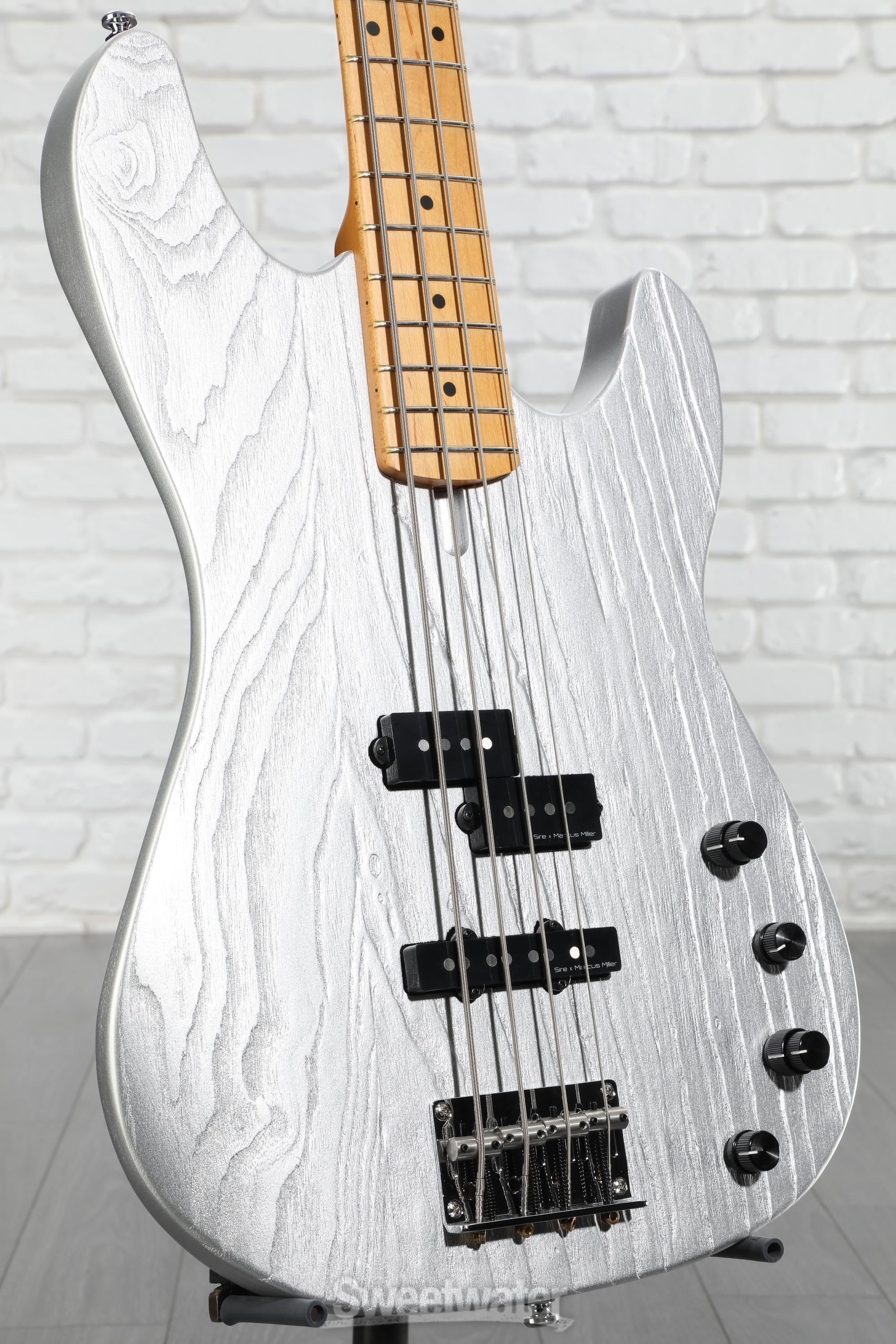 Photo of Sire Marcus Miller P6 4-string Bass Guitar - Inca Silver
