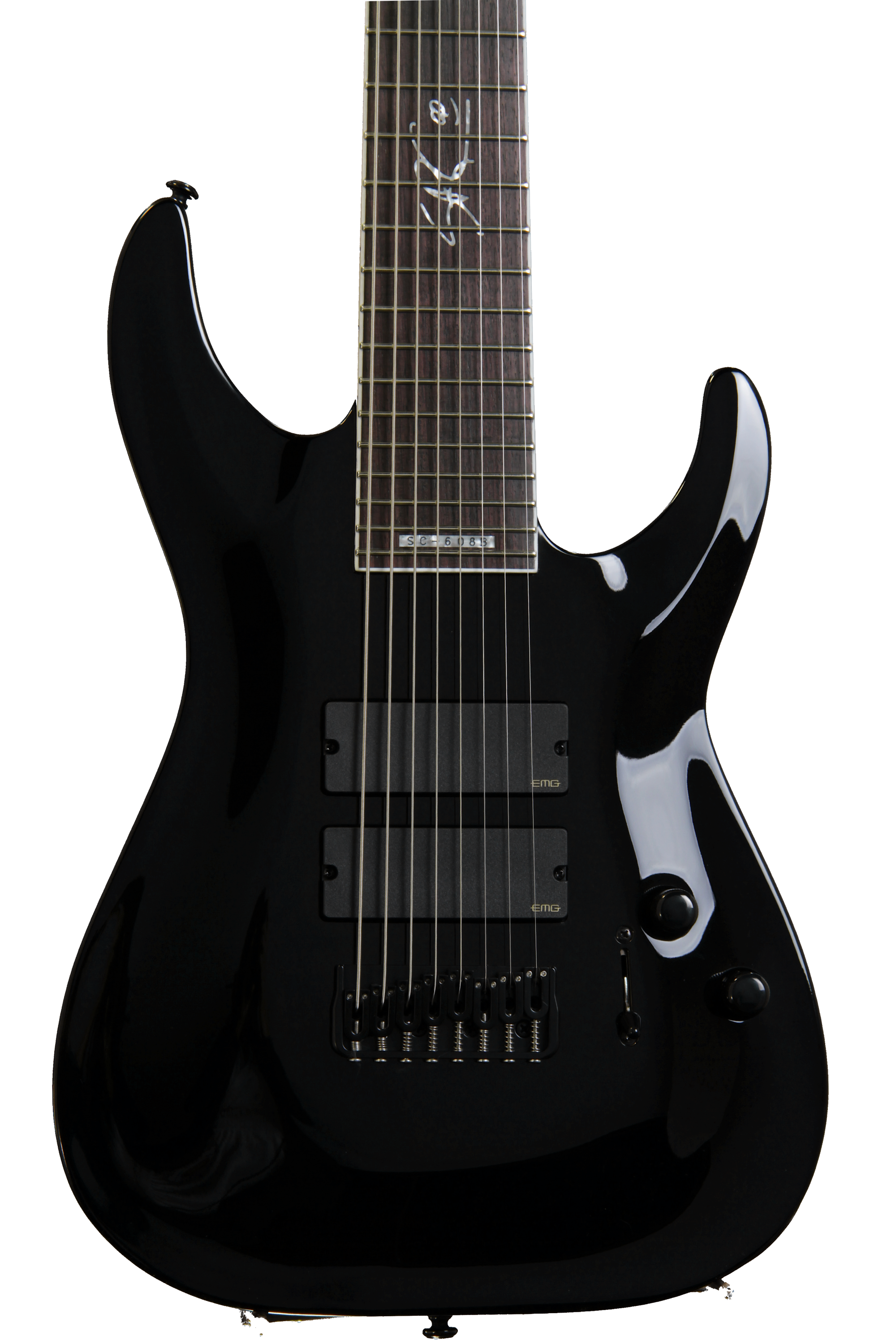 ESP LTD Stephen Carpenter Signature SC-608 - Black | Sweetwater