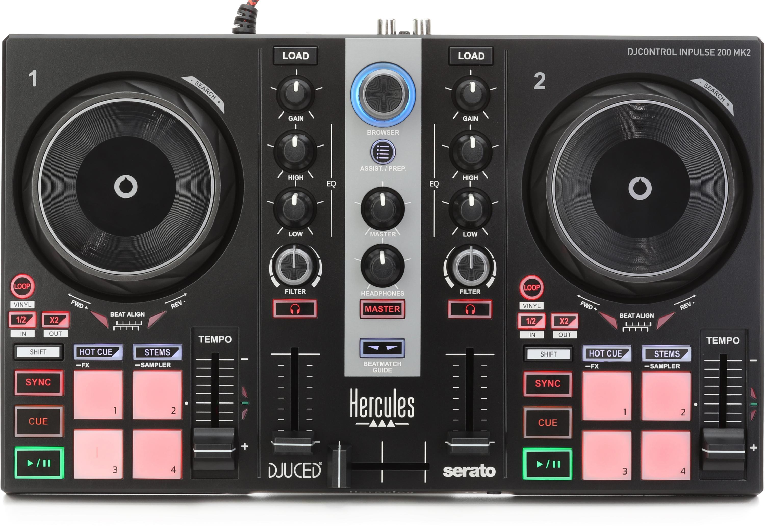 Hercules DJ DJControl Inpulse 200 mk2 2-channel DJ Controller