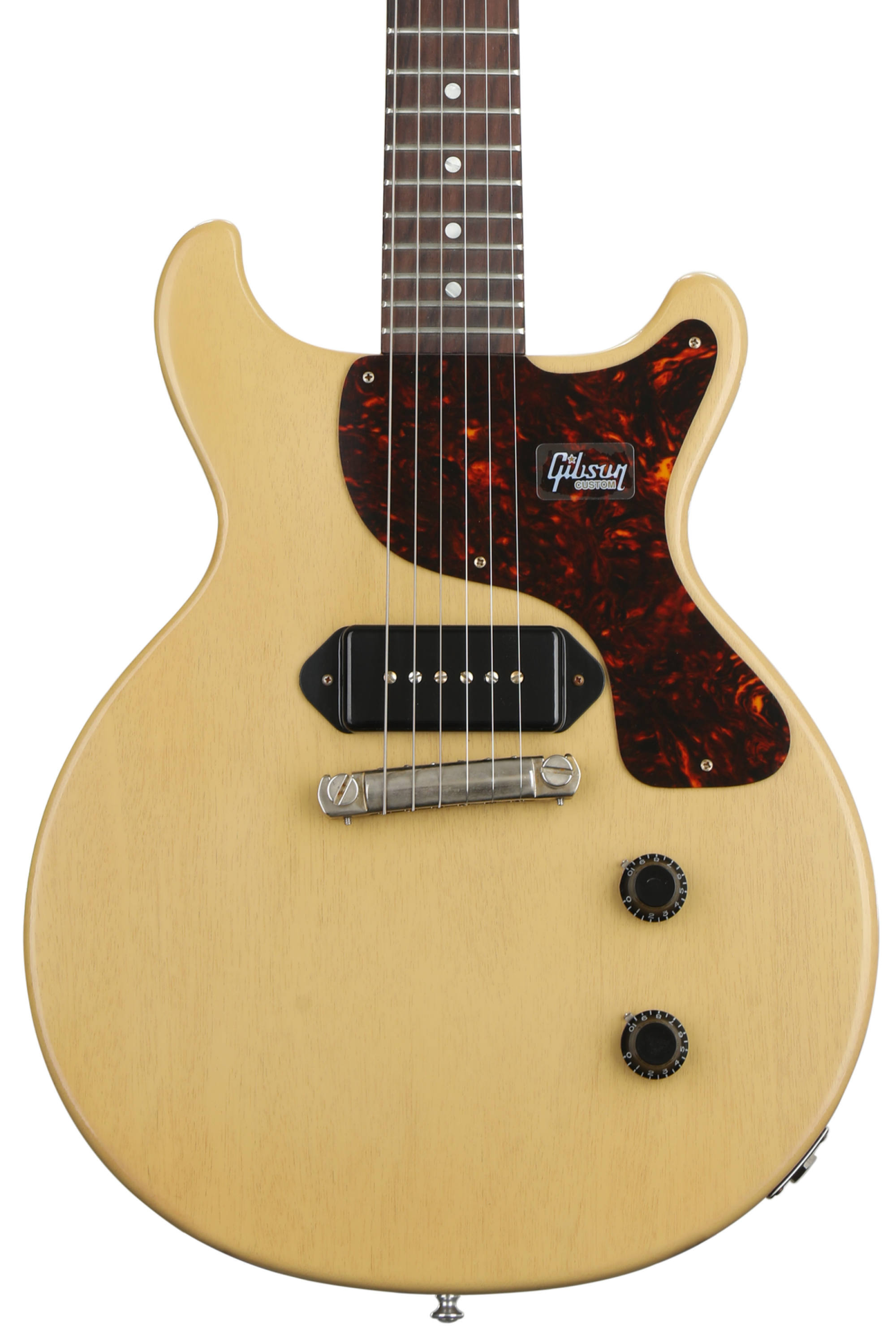 Gibson Custom 1958 Les Paul Junior Double Cut Reissue VOS - TV Yellow |  Sweetwater