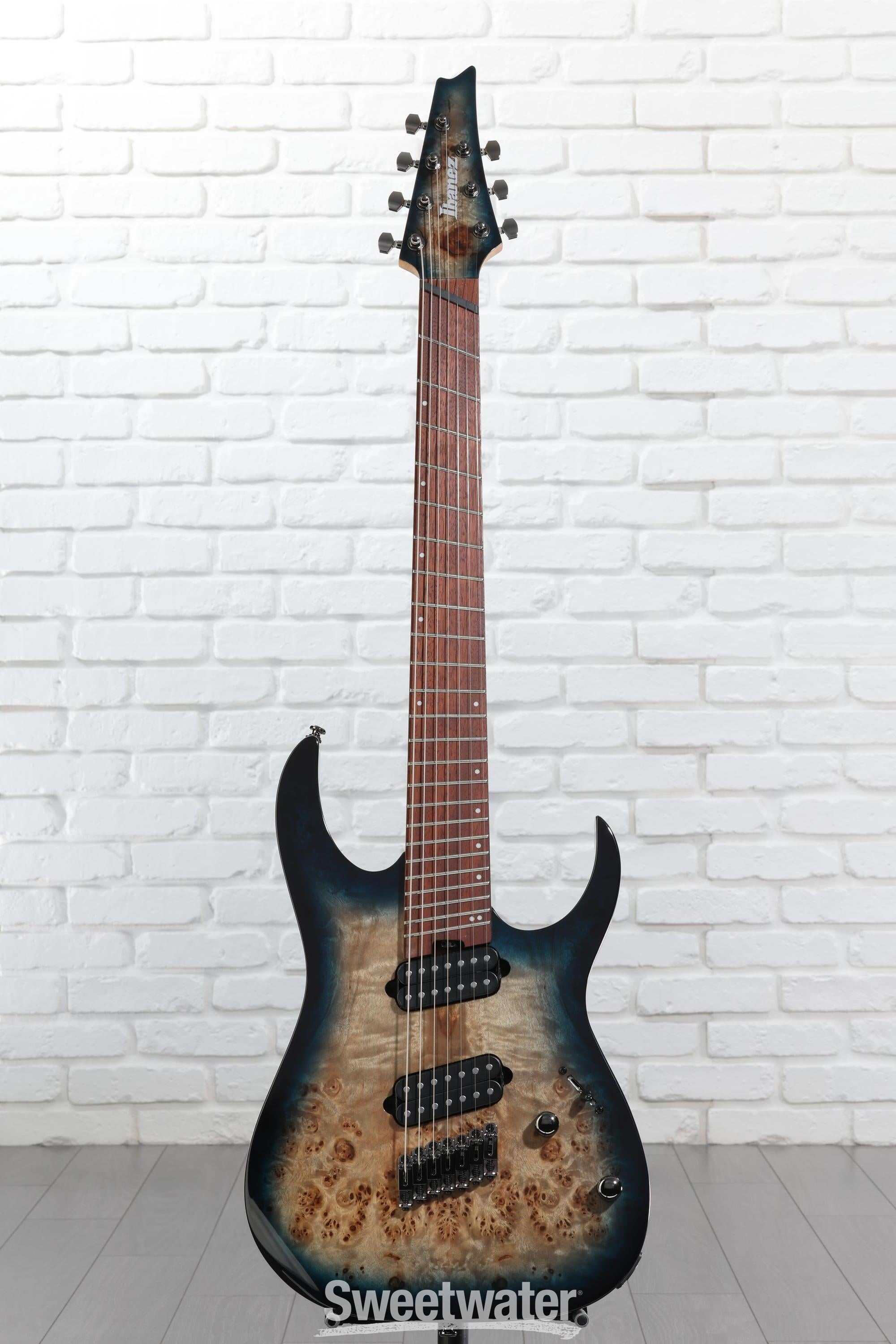 Ibanez RGMS7 7-string Electric Guitar - Cosmic Blue Starburst