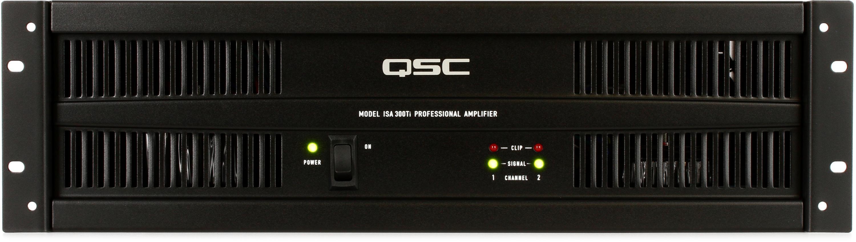 QSC ISA500Ti 2-channel 500W 70V/100V Power Amplifier | Sweetwater