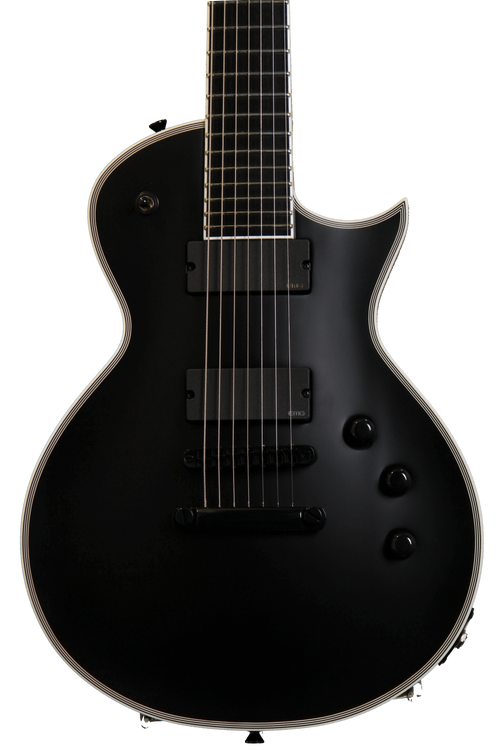 ESP Eclipse ブラックエレキギター Esp Eclipse (Japan) - black satin Single cut electric guitar