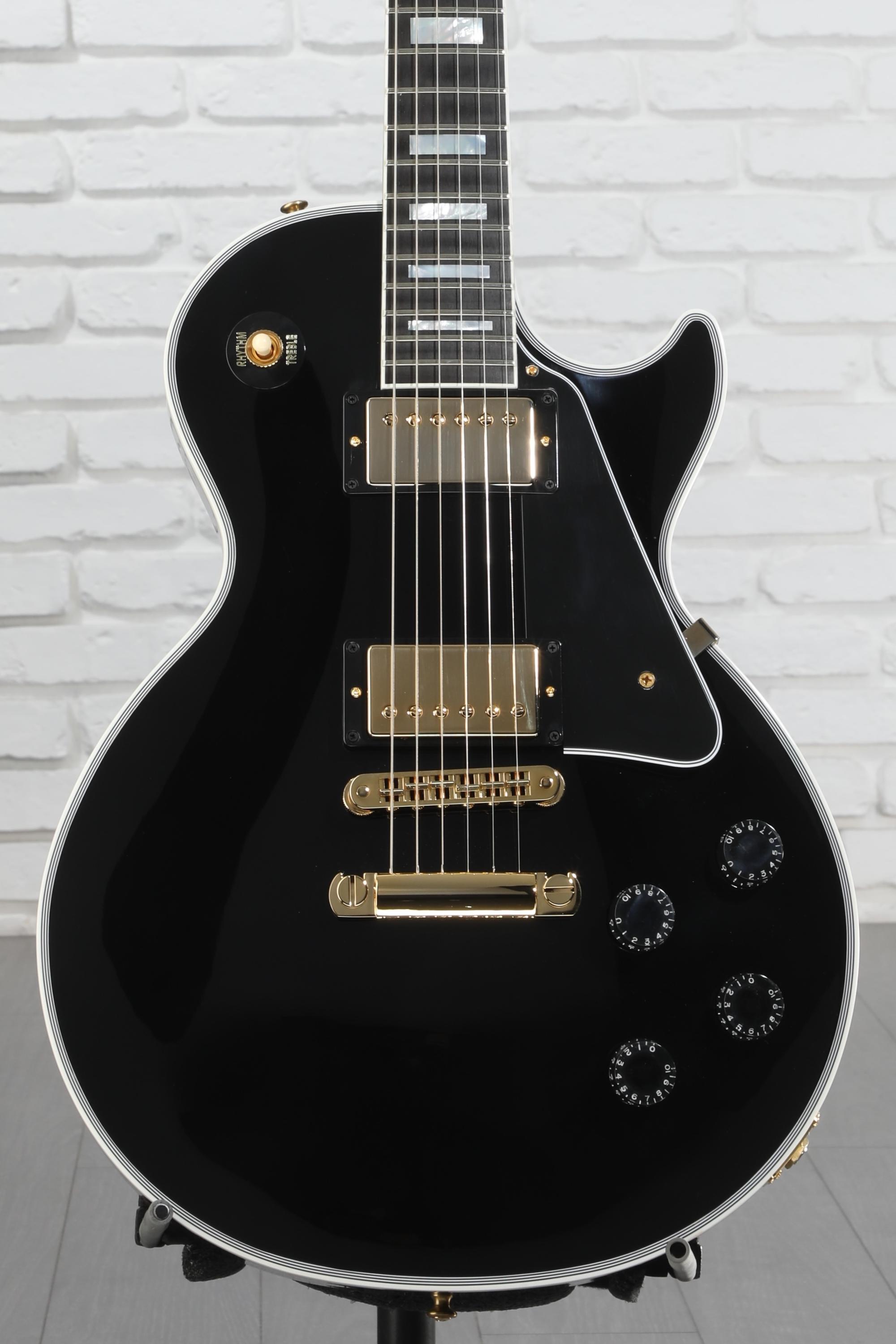 Gibson Custom Les Paul Custom - Ebony with Ebony Fingerboard