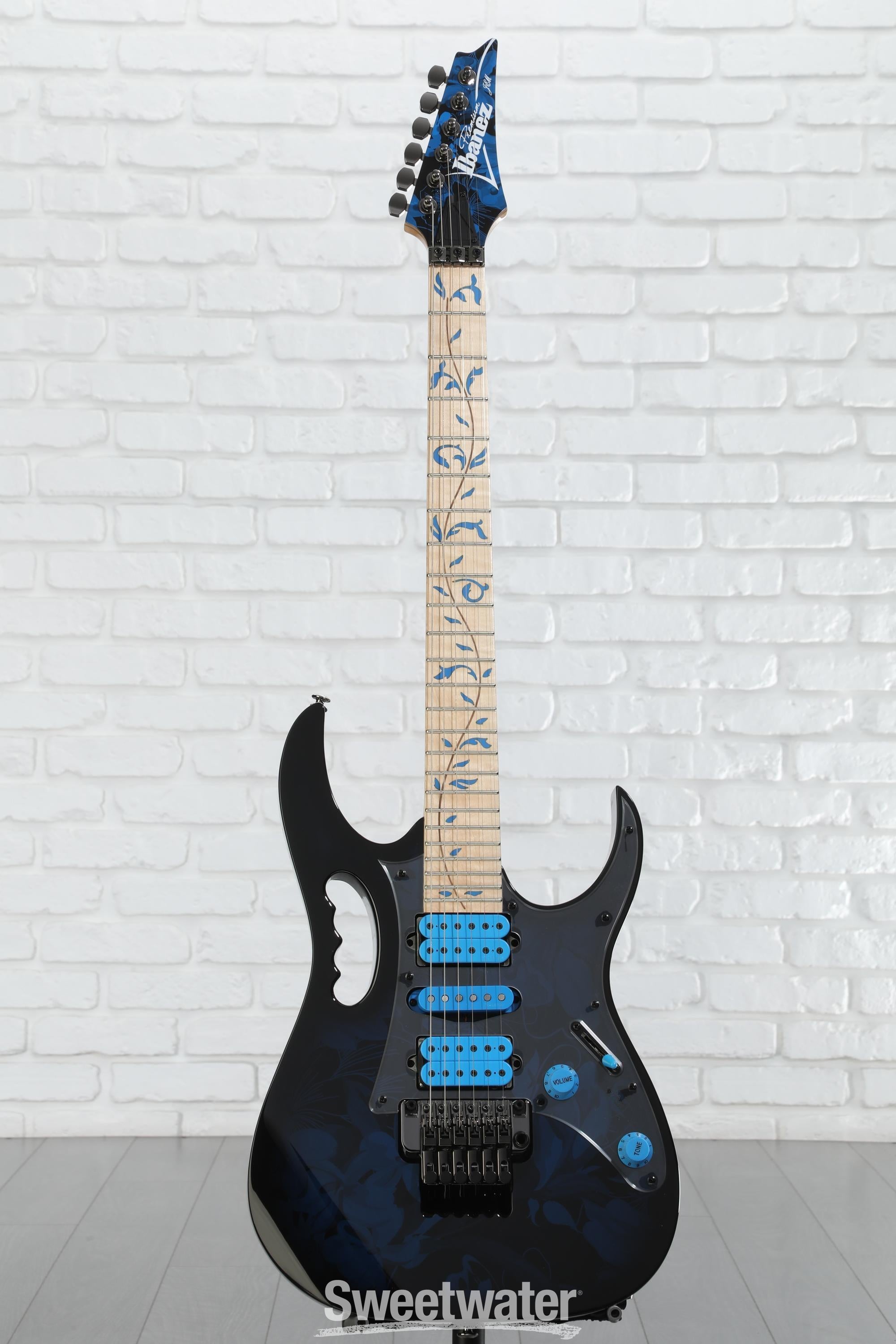Ibanez Steve Vai Signature JEM77 - Blue Floral Pattern