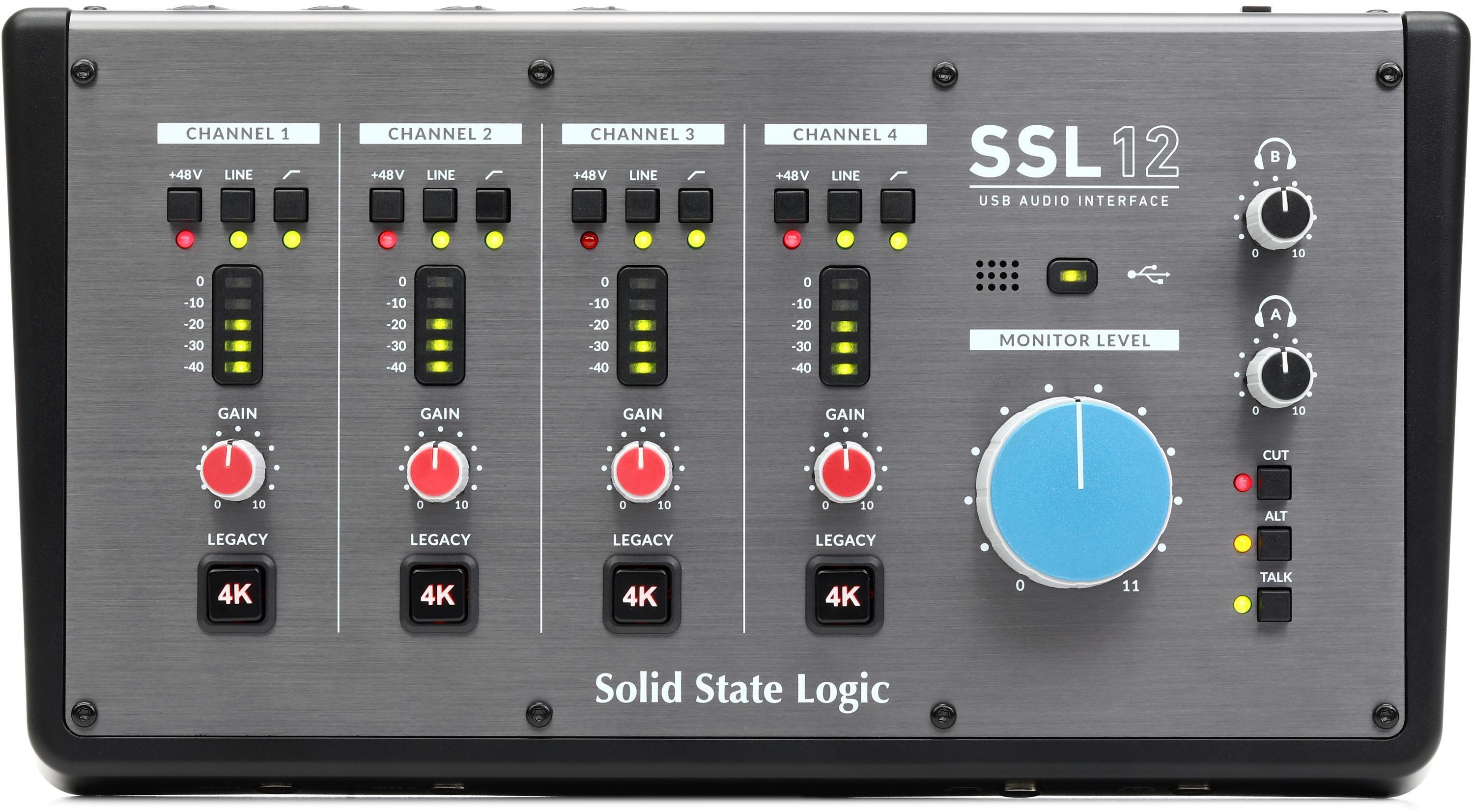 SSL 12 12-in/8-out USB audio interface - AWAVE