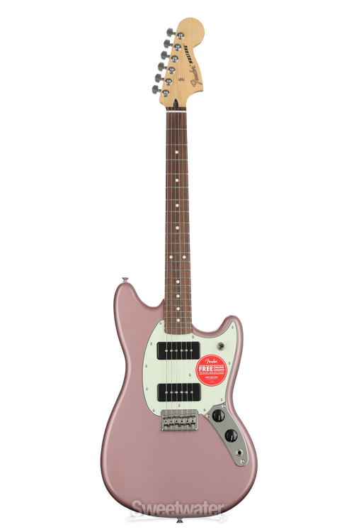 Fender Player Mustang 90 - Burgundy Mist Metallic | Sweetwater Fender Player Mustang 90 - Burgundy Mist Metallic | Sweetwater