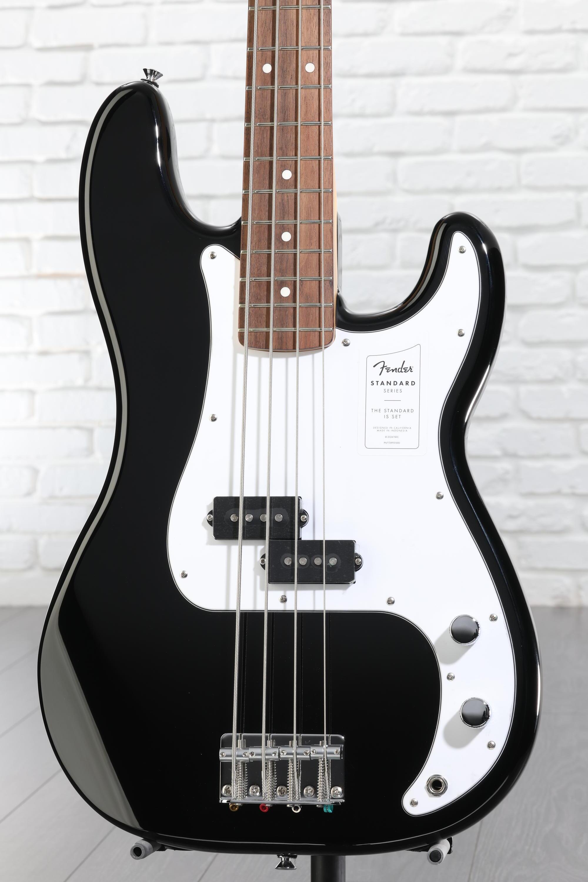ベース Fender Standard Precision Bass Fender Standard Precision Bass - Black, Laurel Fingerboard