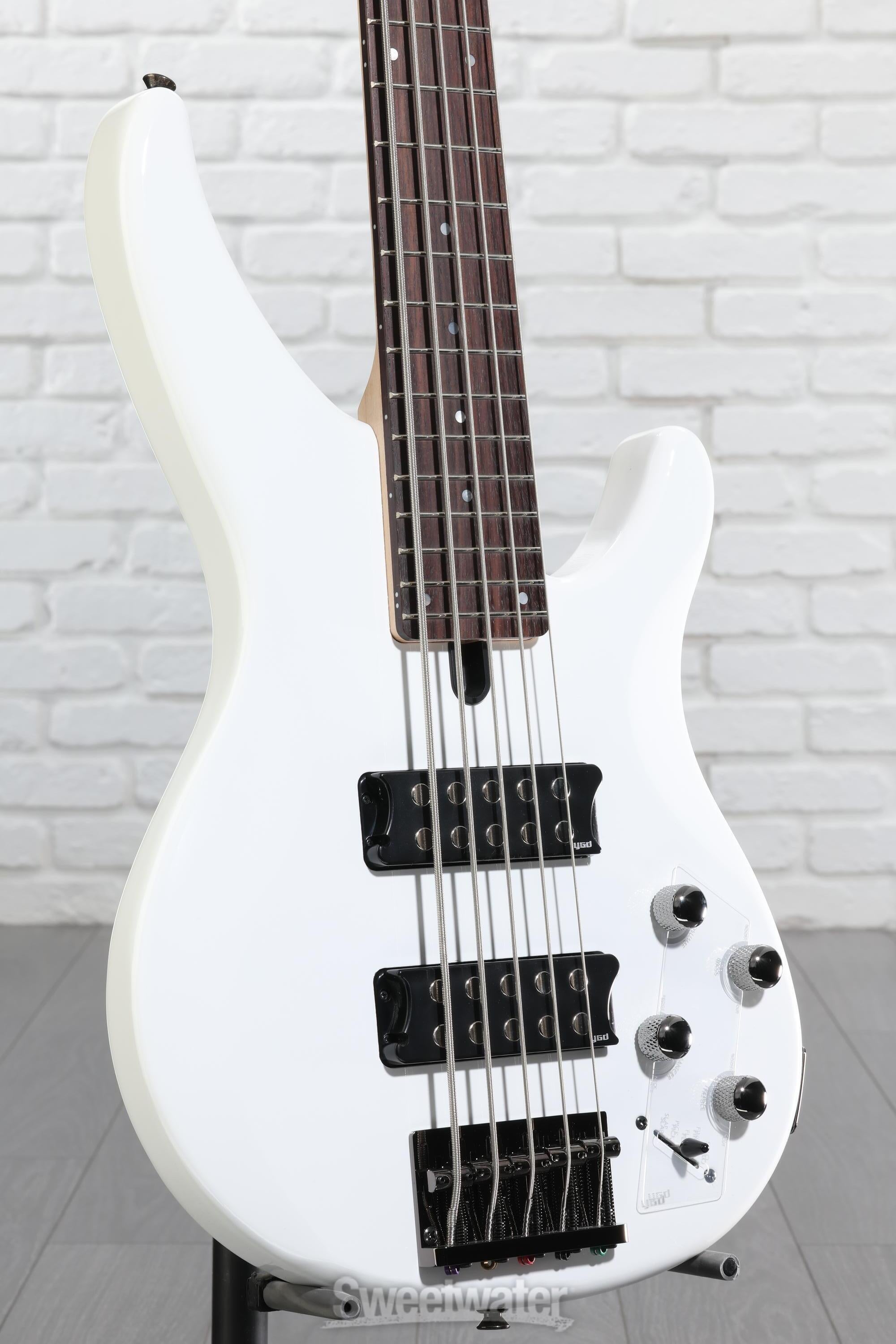 Yamaha TRBX305 5-string Bass Guitar - White | Sweetwater