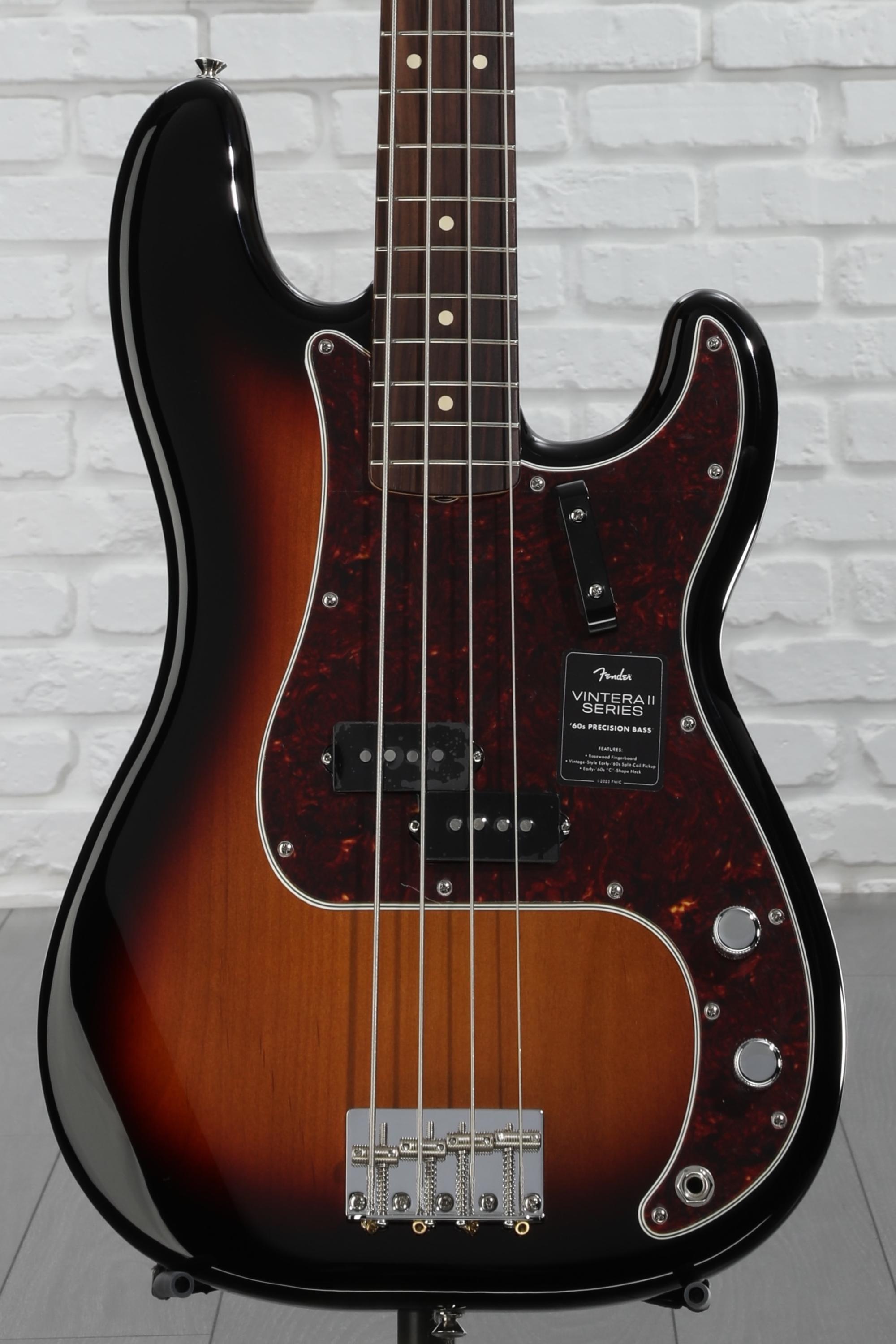 ベース Fender VinteraII 60s Precision Bass Fender Vintera II '60s Precision Bass Guitar Olympic White