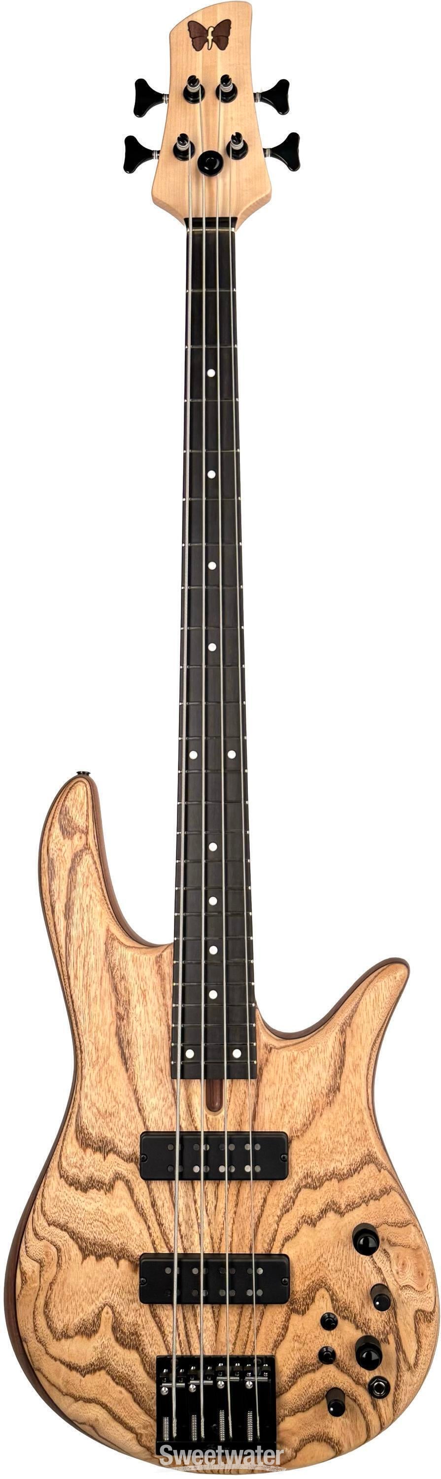 Fodera Monarch 4 Standard Electric Bass Guitar - Natural | Sweetwater